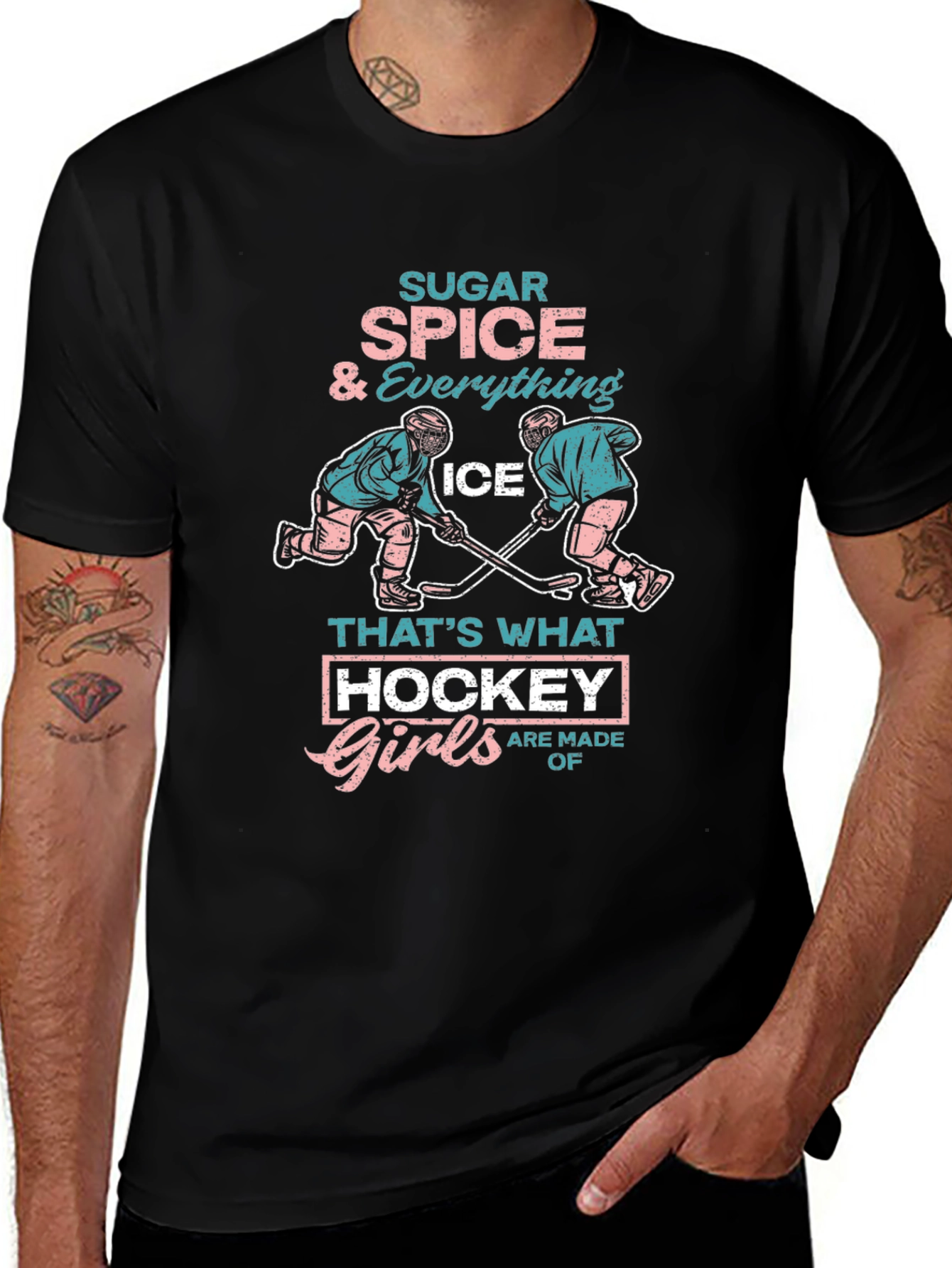 Sugar Spice Hockey Girls T-Shirt