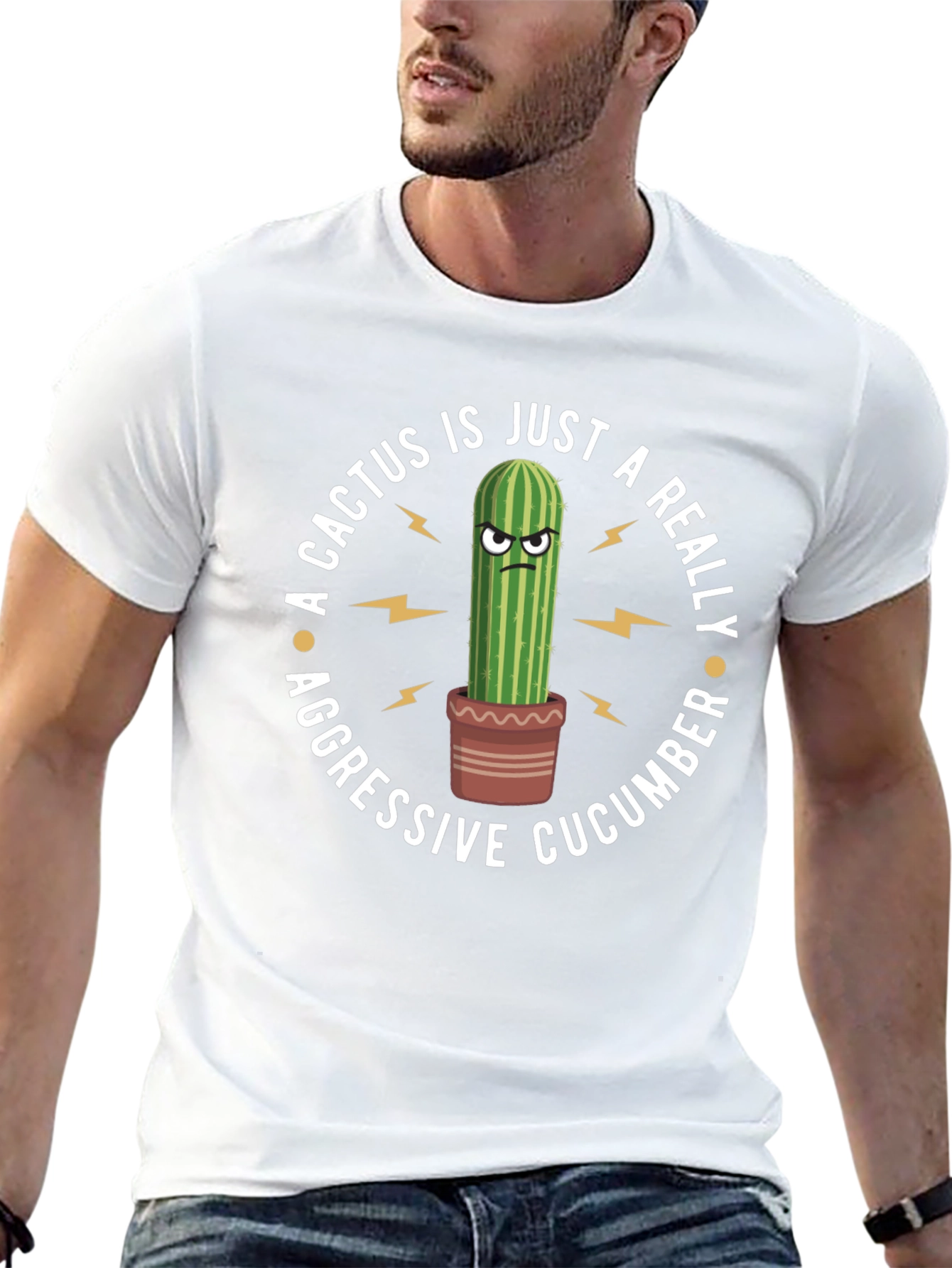 Aggressive Cactus T-Shirt