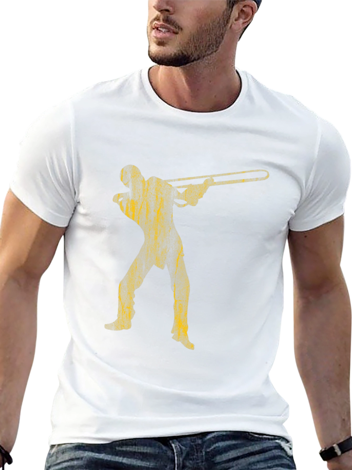 Trombone Player Black T-Shirt
