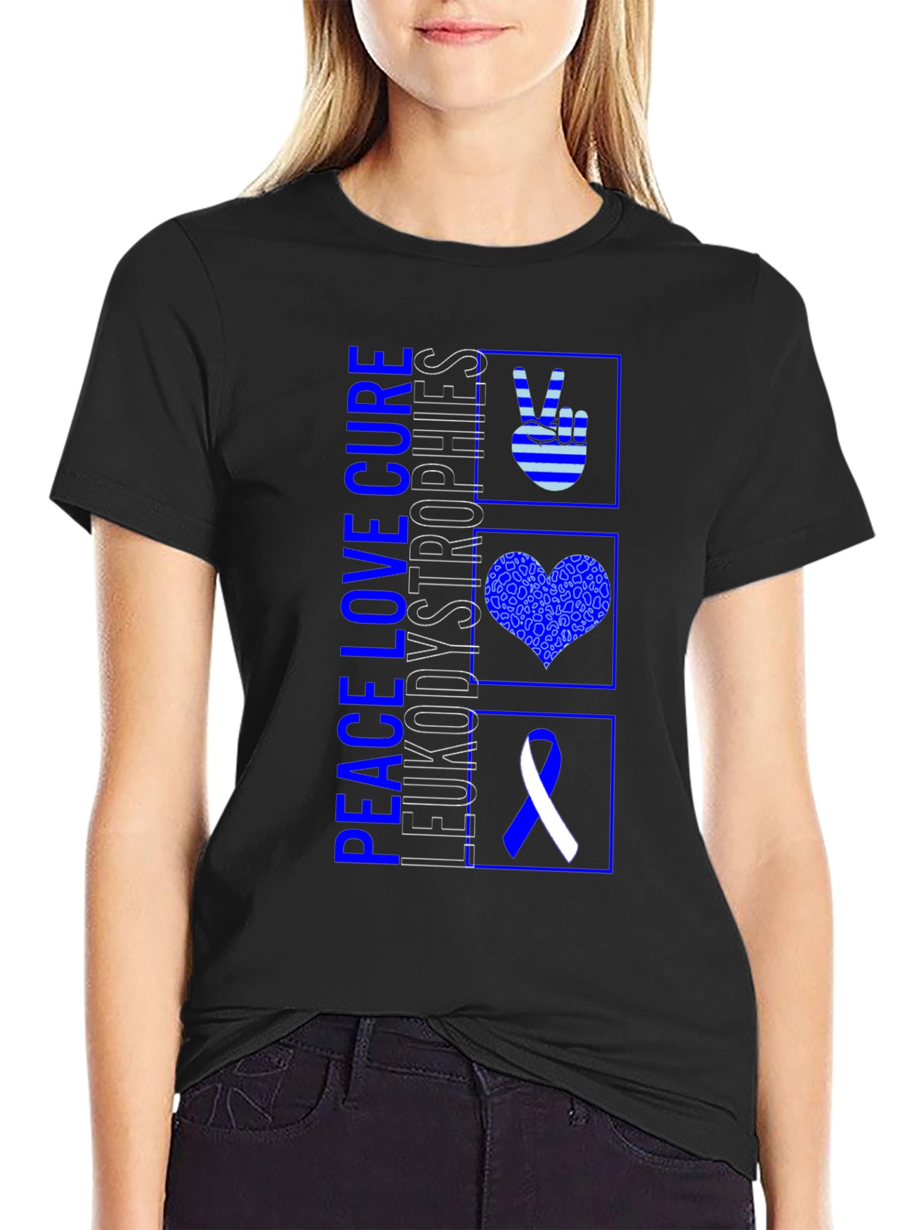 Peace Love Cure Leukodystrophies T-Shirt