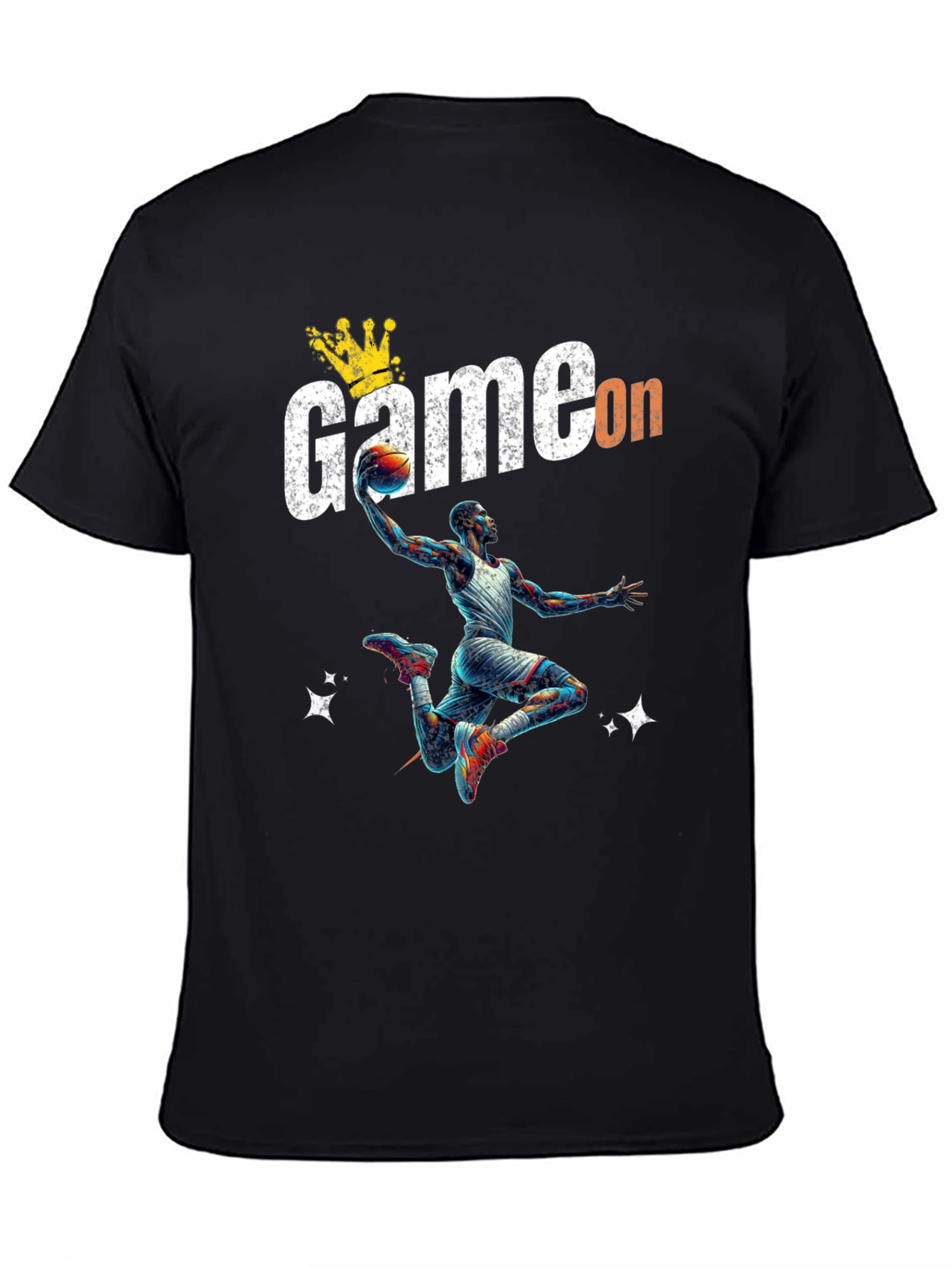 Game On Black Basketball T-Shirt