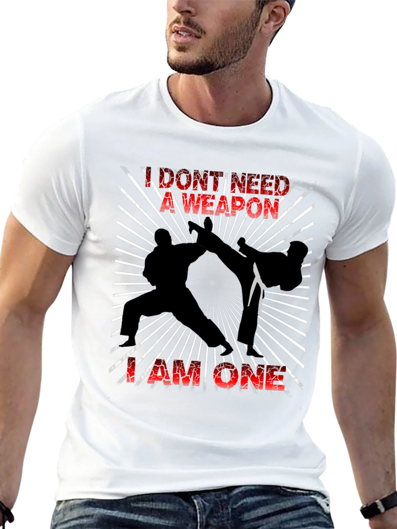 I Am The Weapon Graphic Tee - Black T-Shirt