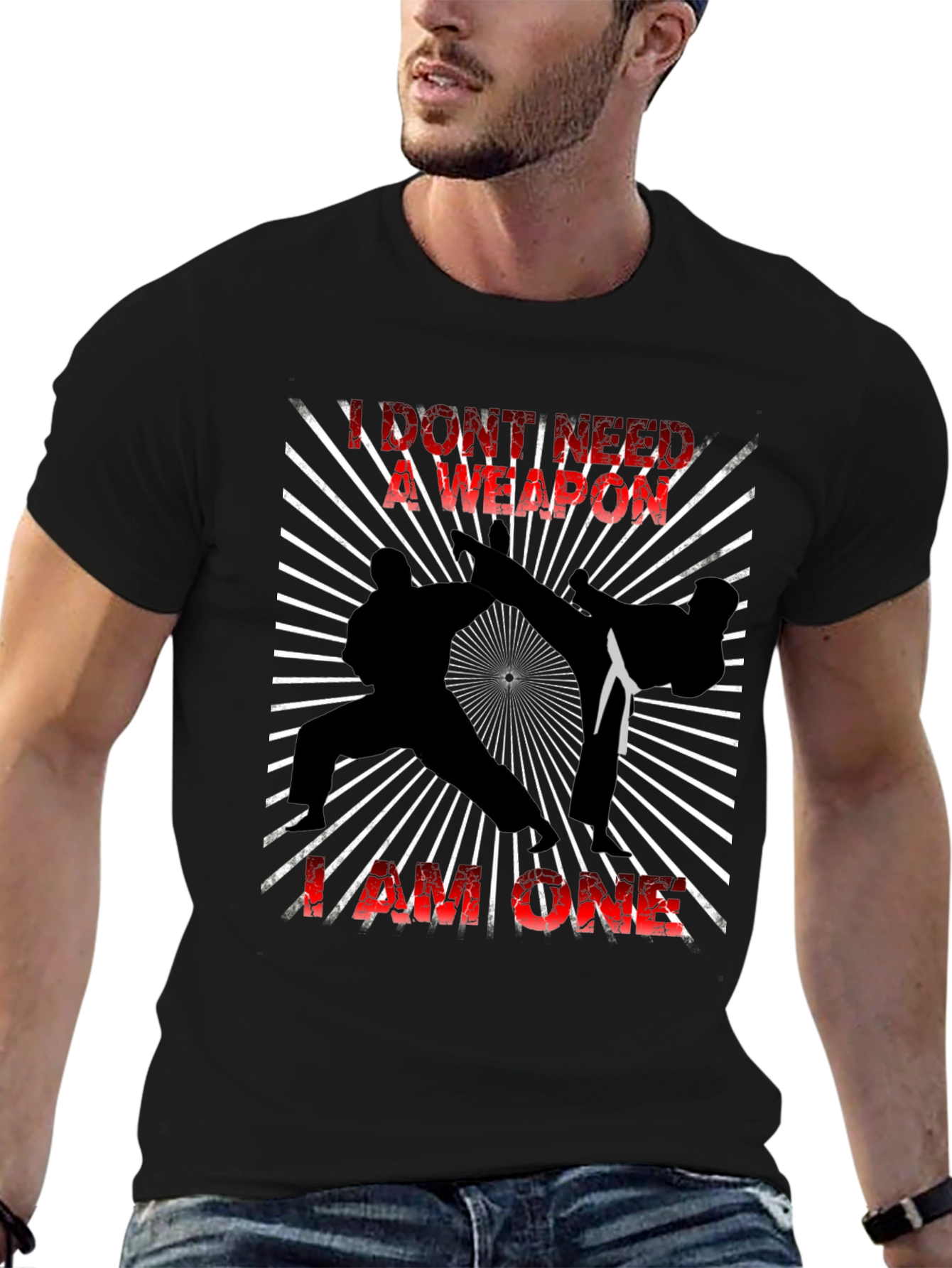 I Am The Weapon Graphic Tee - Black T-Shirt