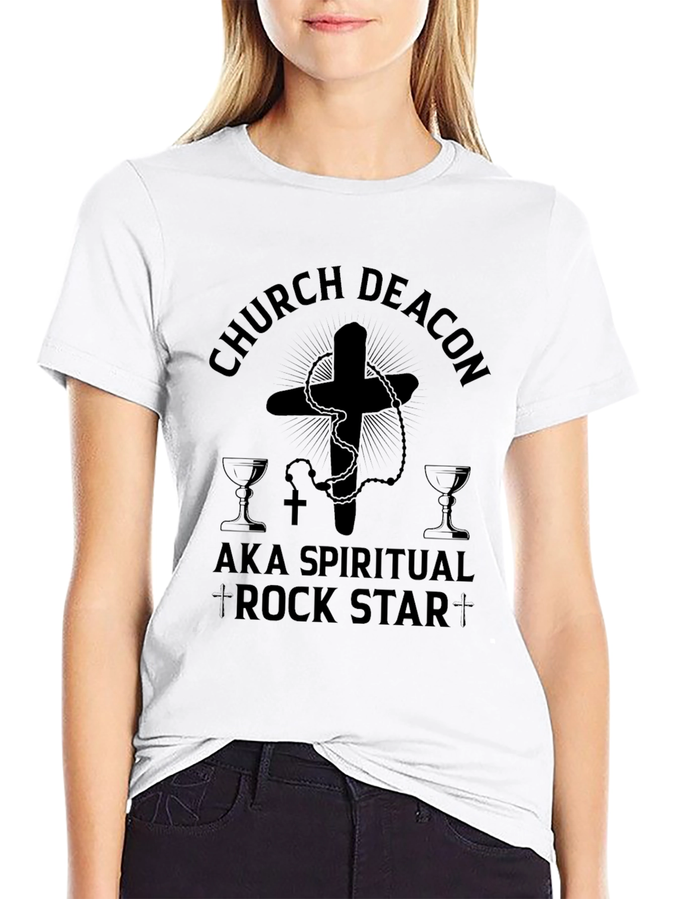 Church Deacon AKA Spiritual Rock Star T-Shirt