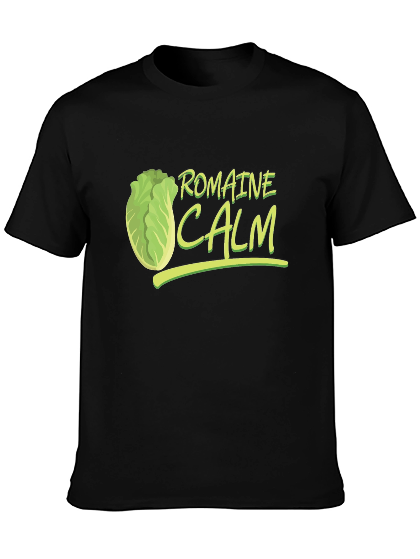 Romaine Calm Funny Lettuce Graphic Tee