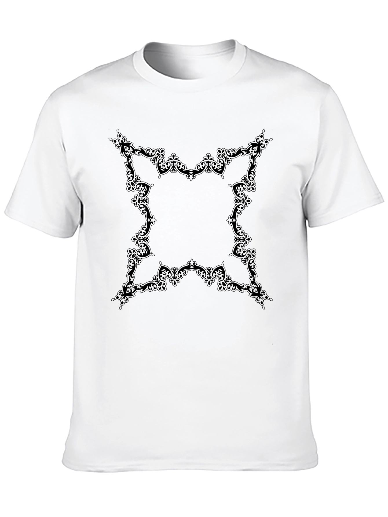 Ornate Graphic Black T-Shirt