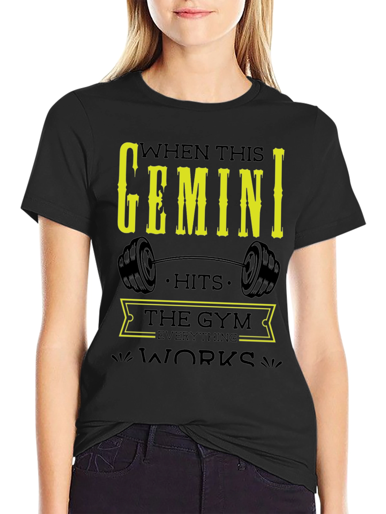 Gemini Gym T-Shirt - Zodiac Fitness Apparel
