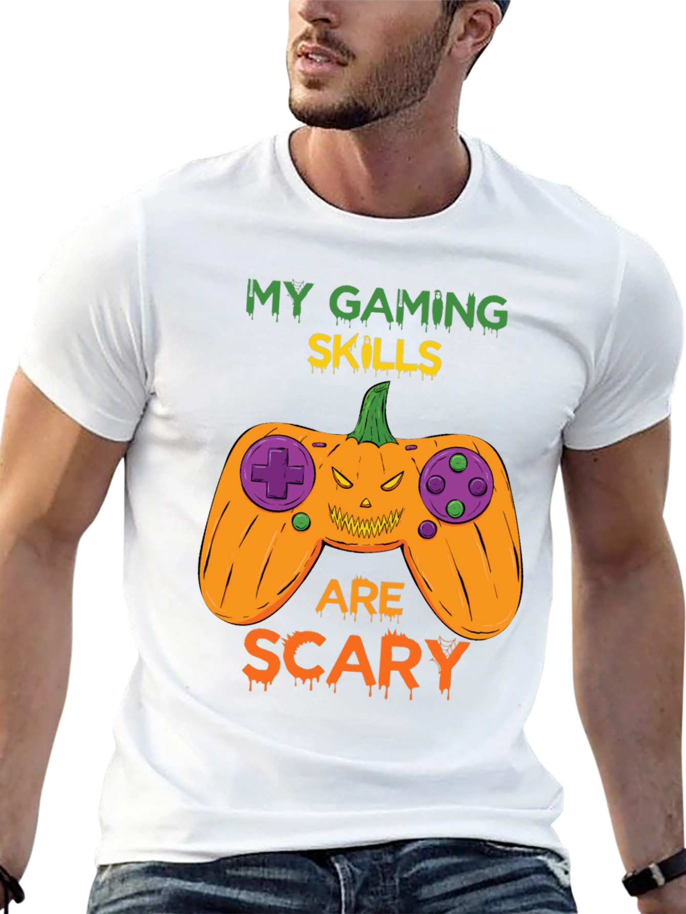 My Gaming Skills Are Scary Halloween T-Shirt