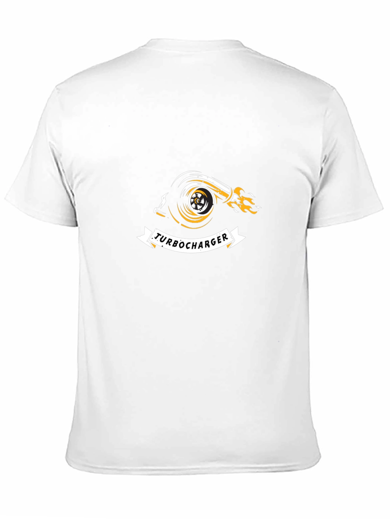 Turbocharger Graphic Tee - Black Cotton Blend