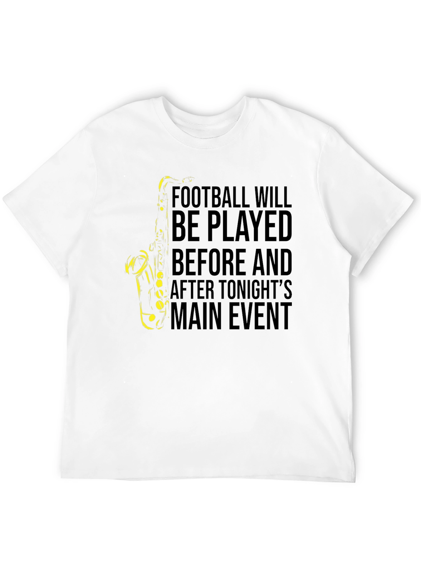 Football and Saxophone T-Shirt