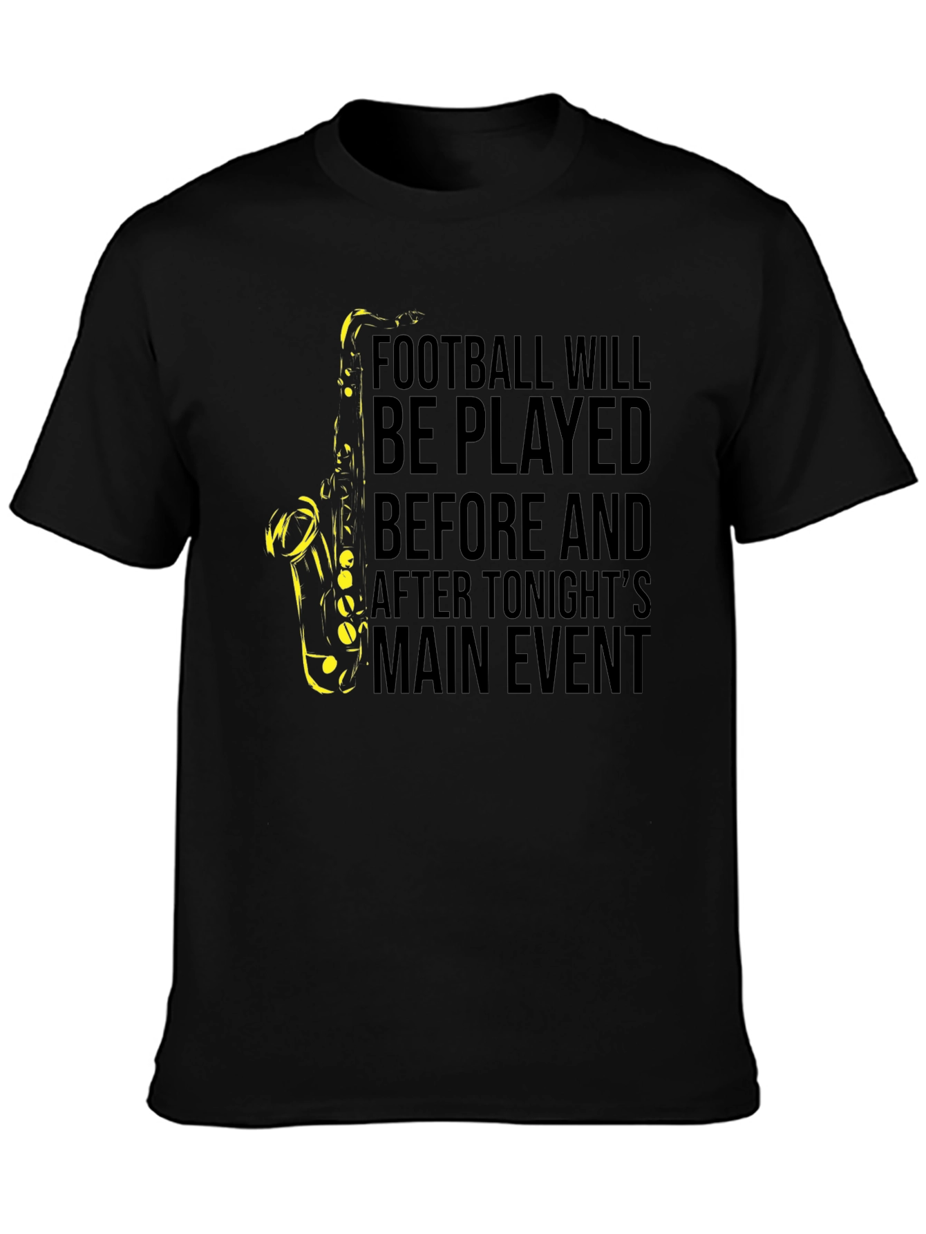 Football and Saxophone T-Shirt