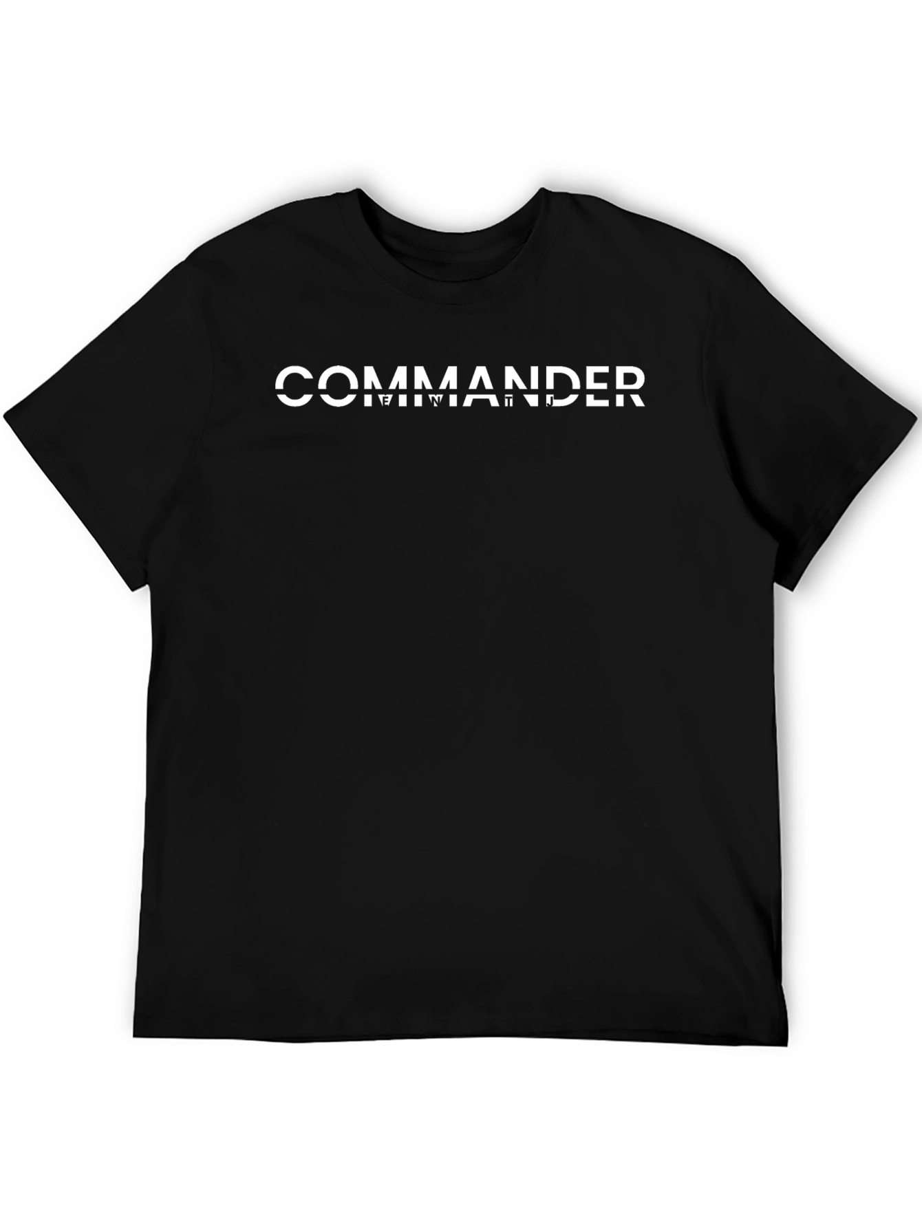 Commander Tee - Classic Black