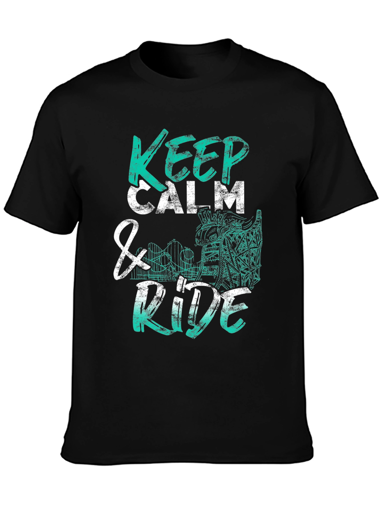 Keep Calm & Ride T-Shirt - Graphic Tee