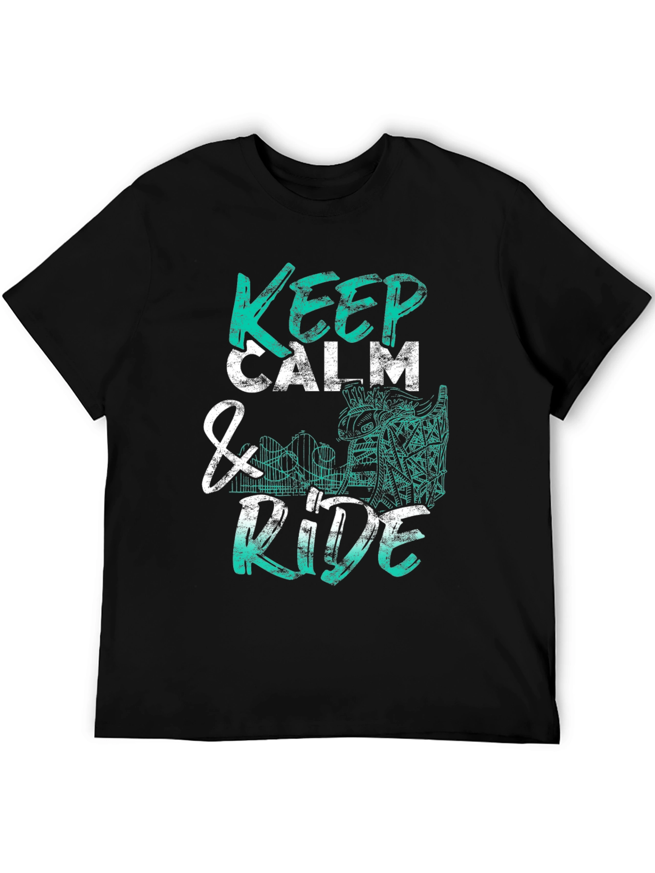 Keep Calm & Ride T-Shirt - Graphic Tee