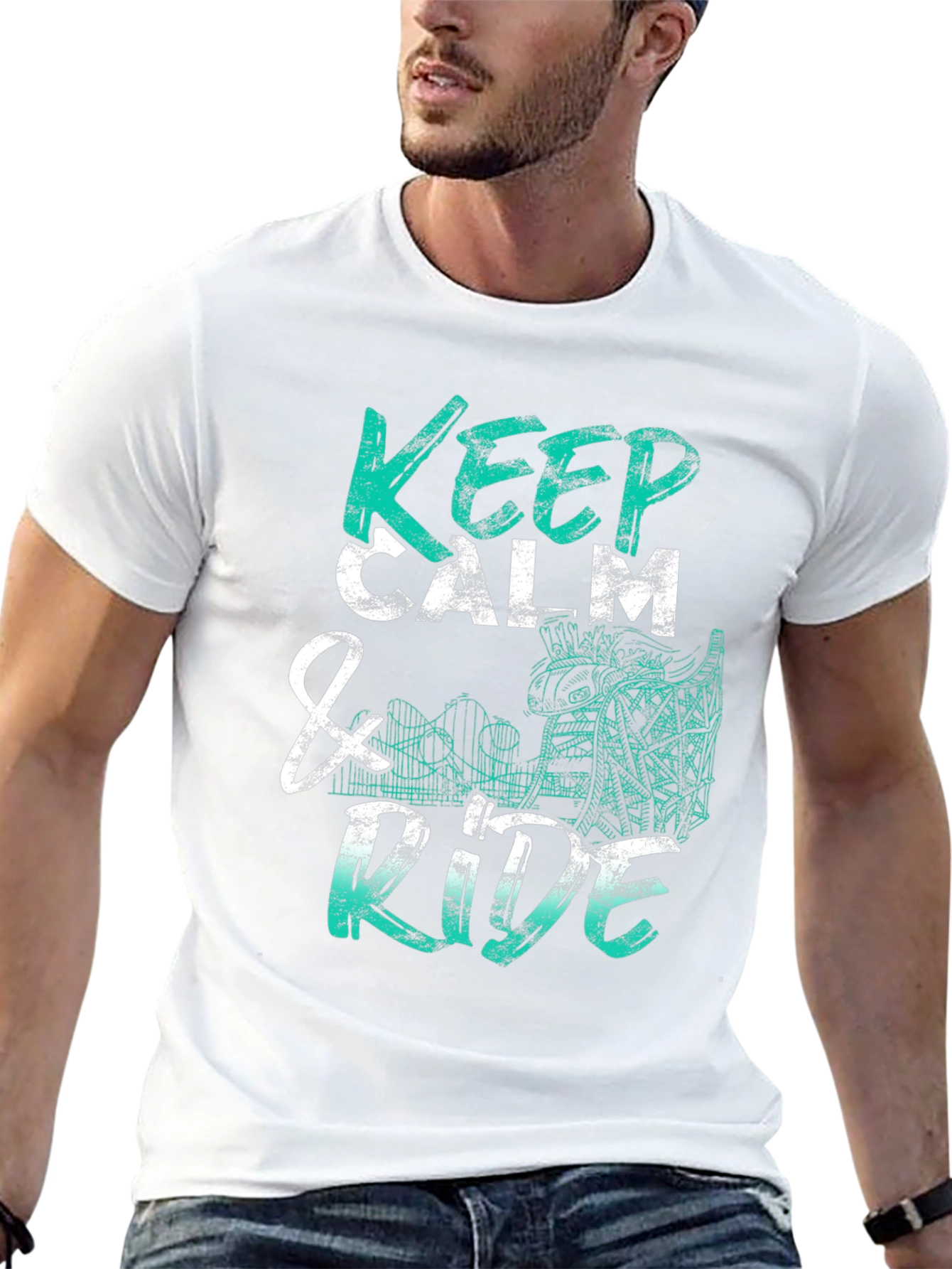 Keep Calm & Ride T-Shirt - Graphic Tee