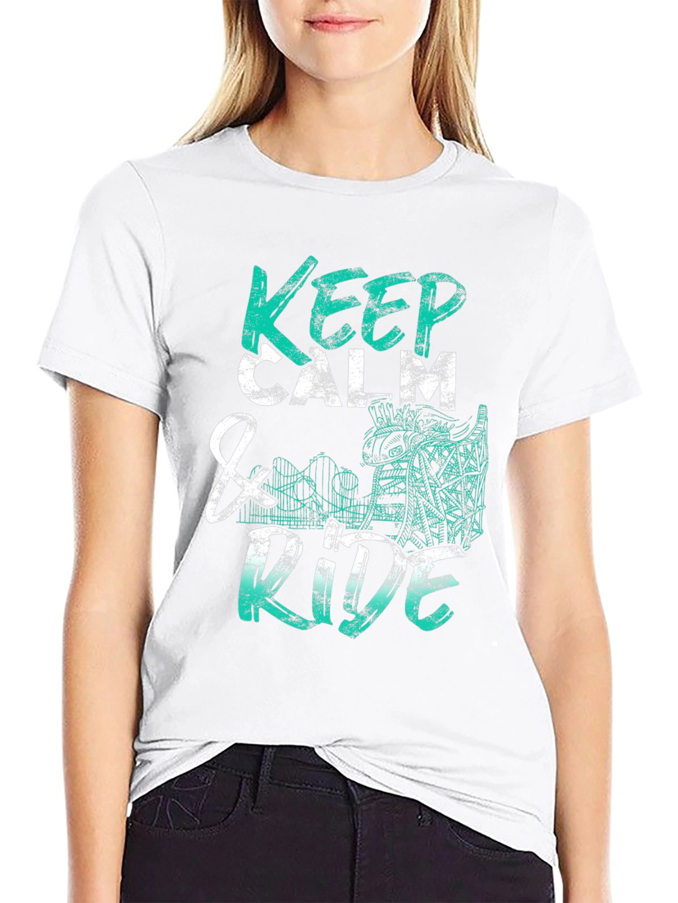 Keep Calm & Ride T-Shirt - Graphic Tee