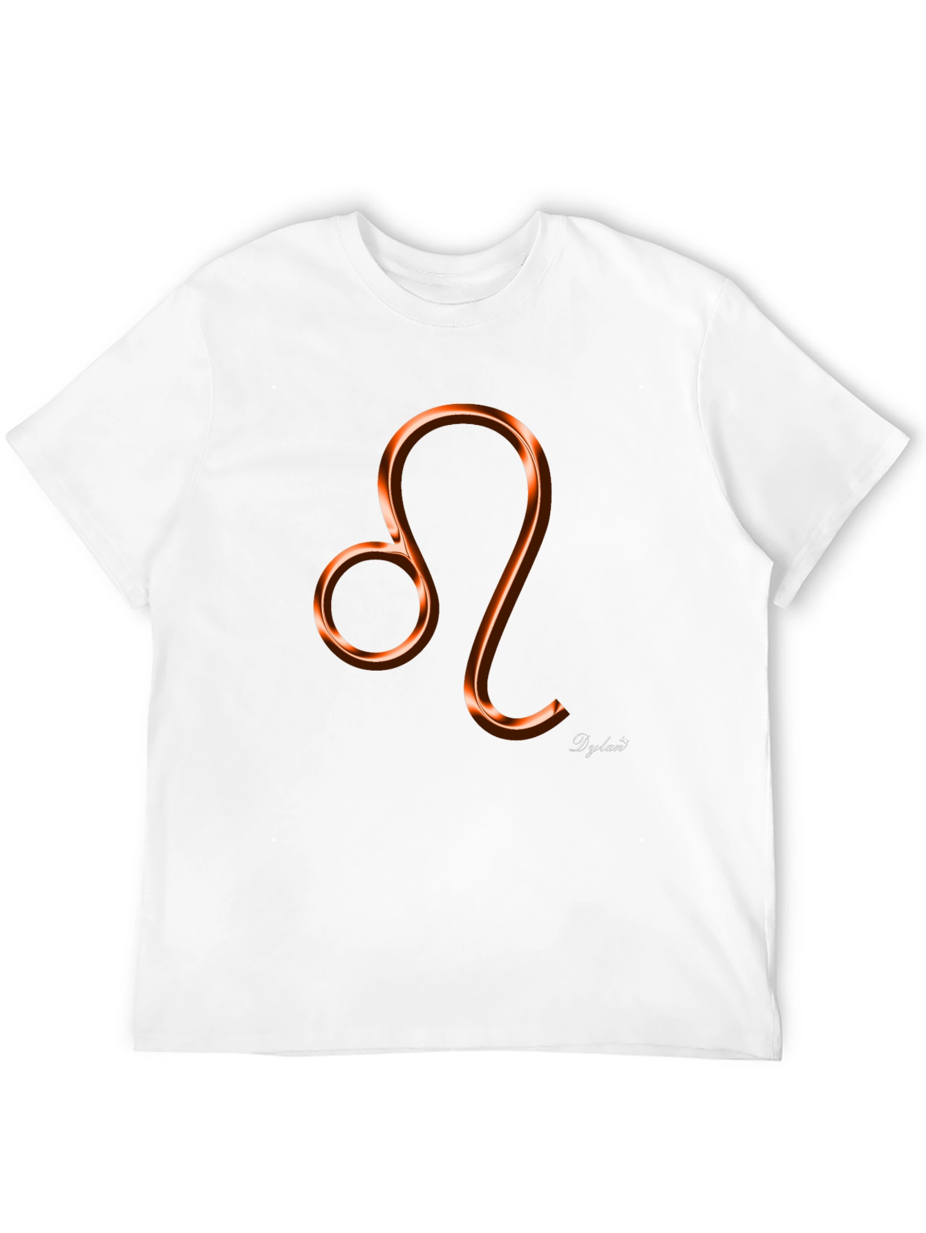 Leo Zodiac Sign Black T-Shirt