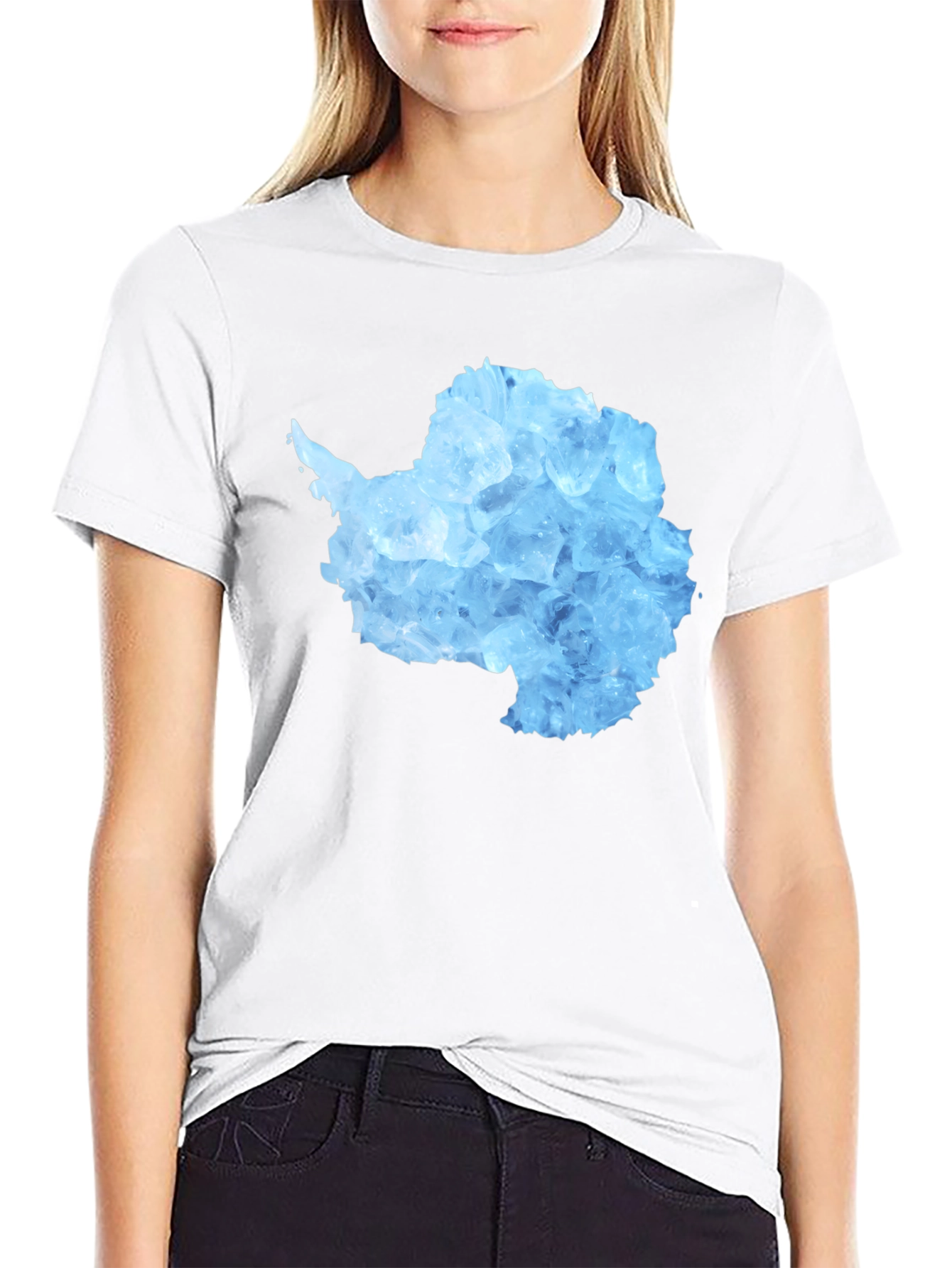 Antarctica Ice Continent Graphic Tee