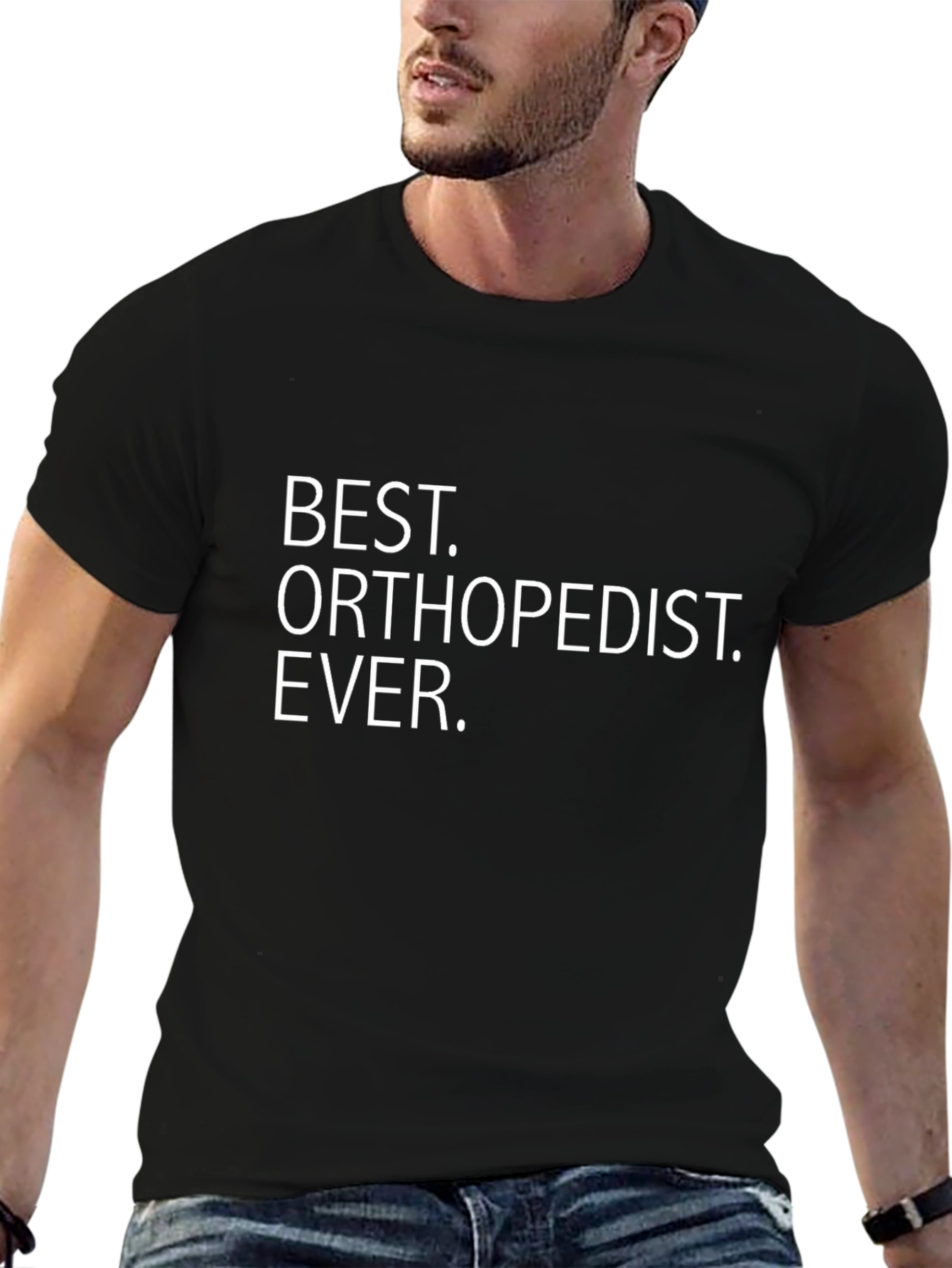 Best Orthopedist Ever Black Graphic T-Shirt