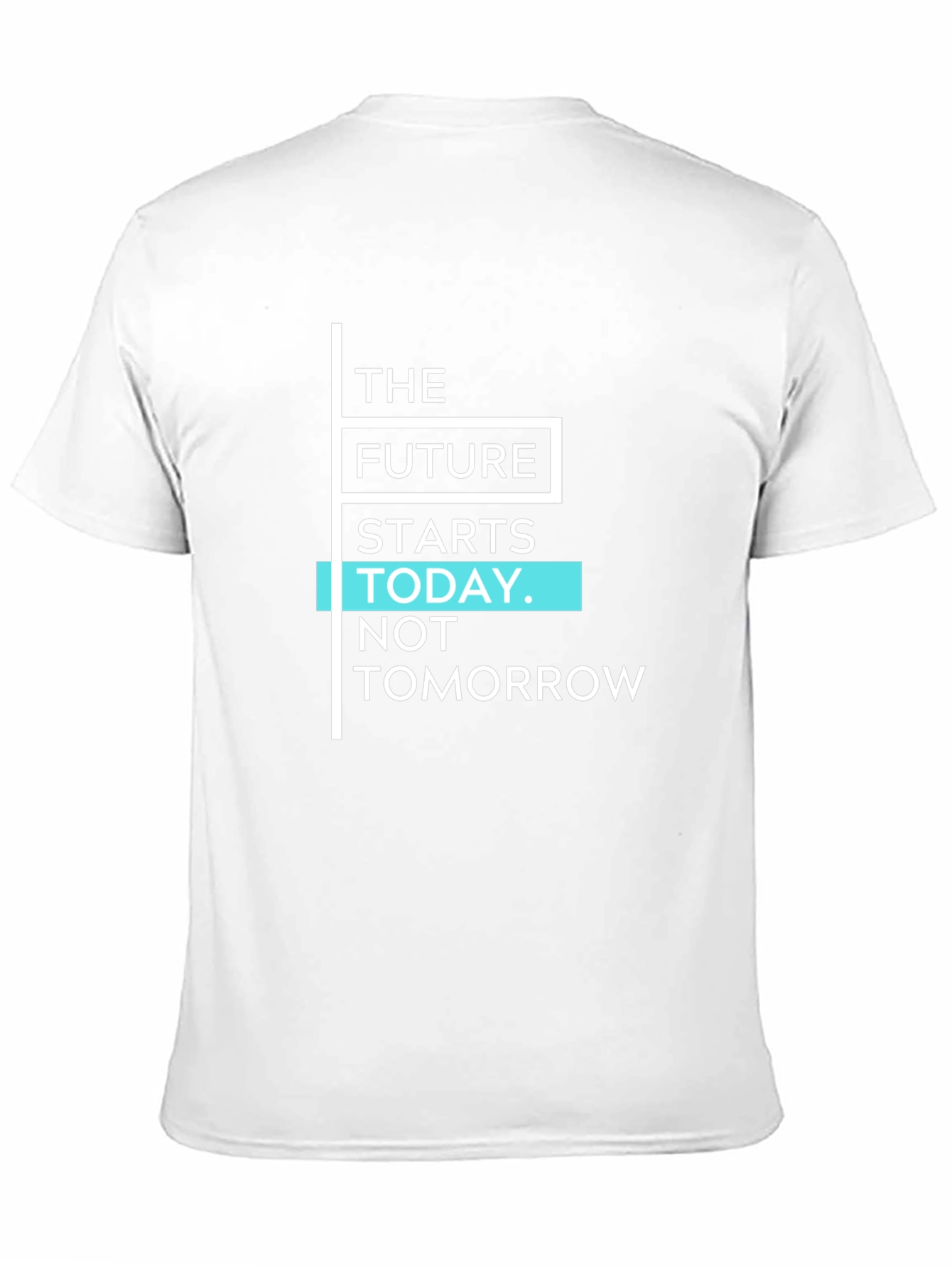 Inspirational Future Starts Today Black T-Shirt