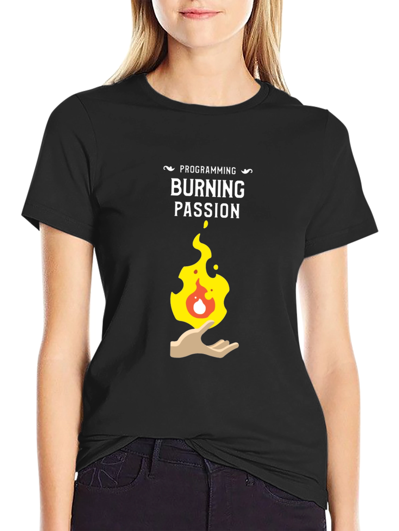 Programming Burning Passion Graphic T-Shirt