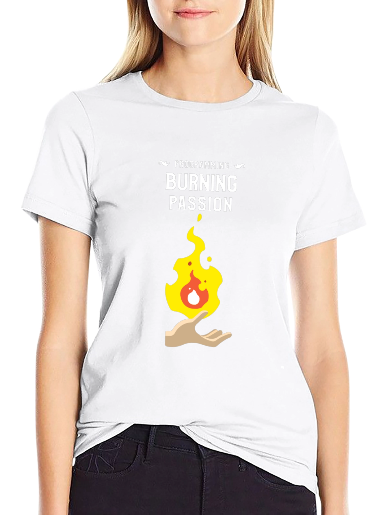 Programming Burning Passion Graphic T-Shirt