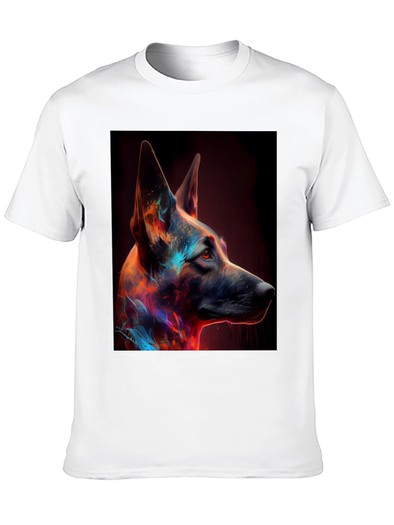 Abstract Dog Portrait Graphic Tee