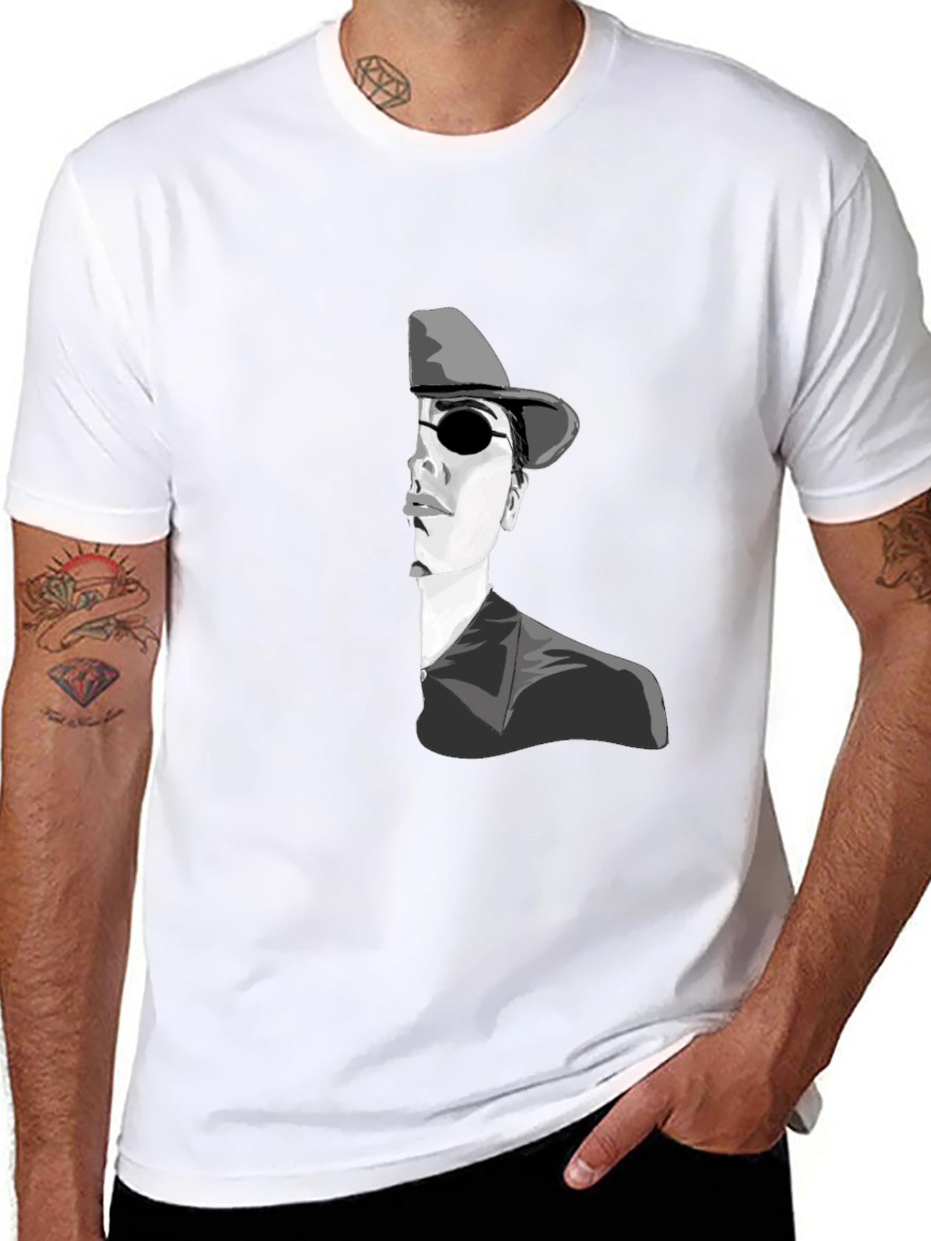 Stylish Graphic Print Tee