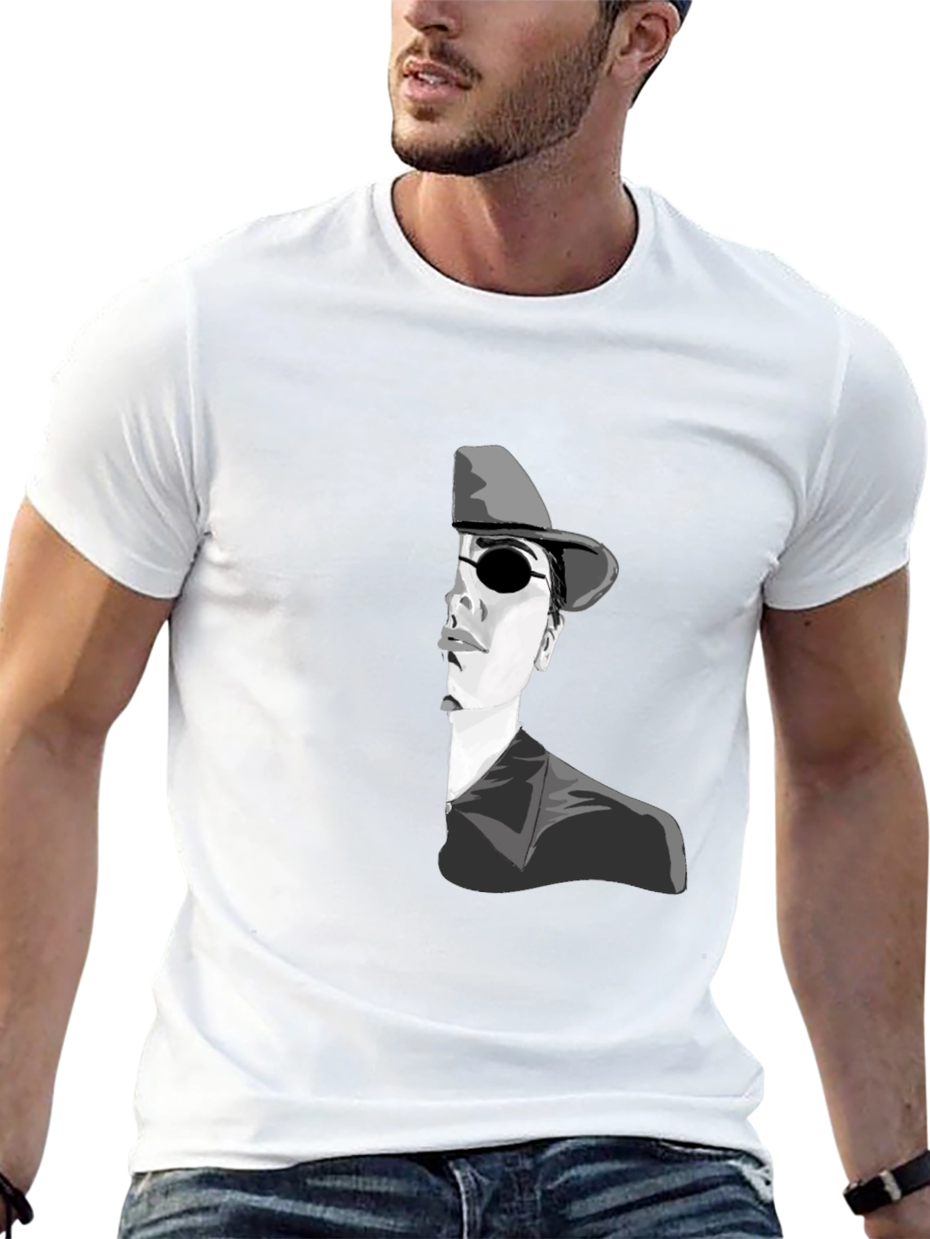 Stylish Graphic Print Tee