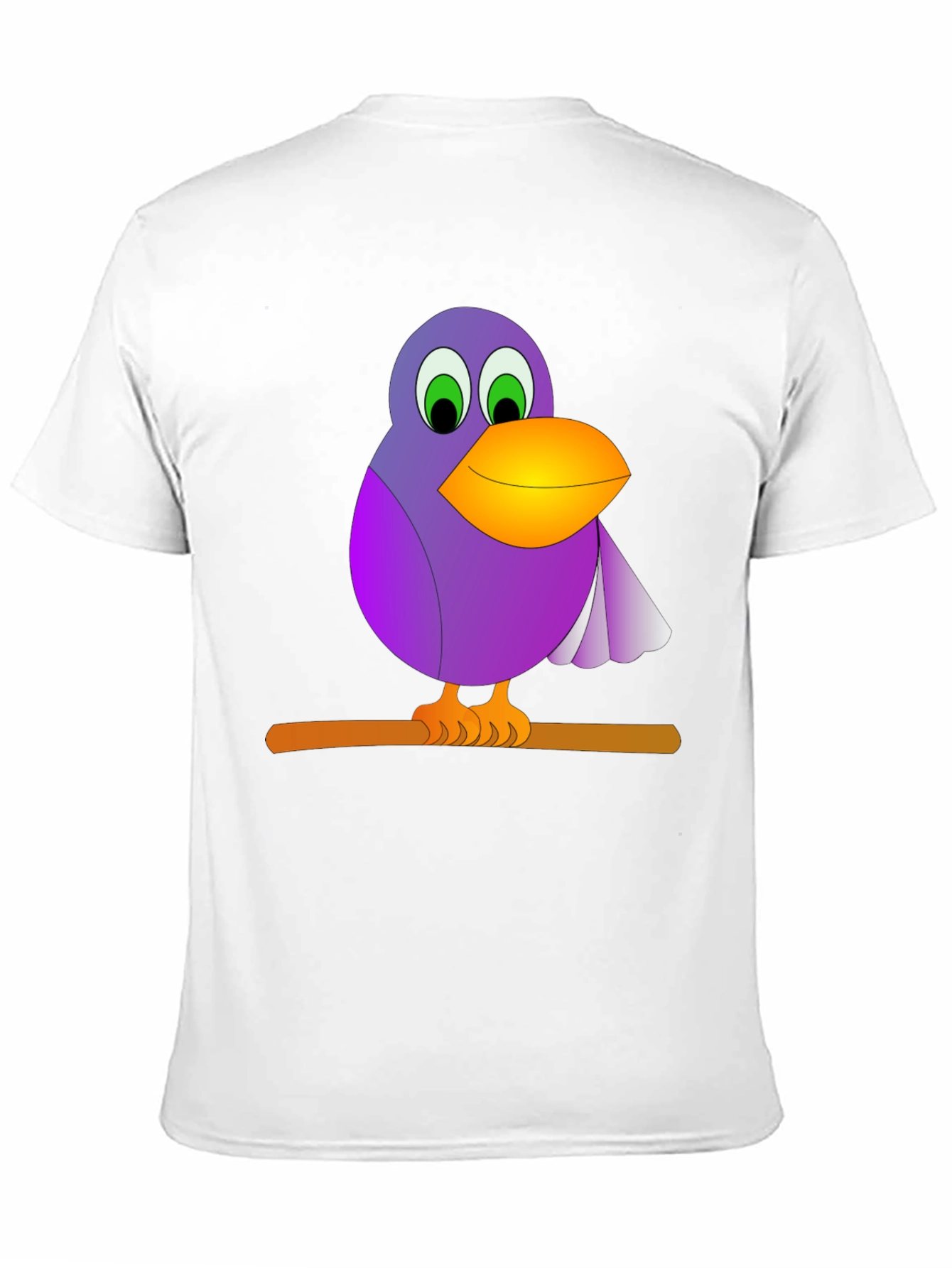 Bird on Branch Graphic Tee - Black T-Shirt