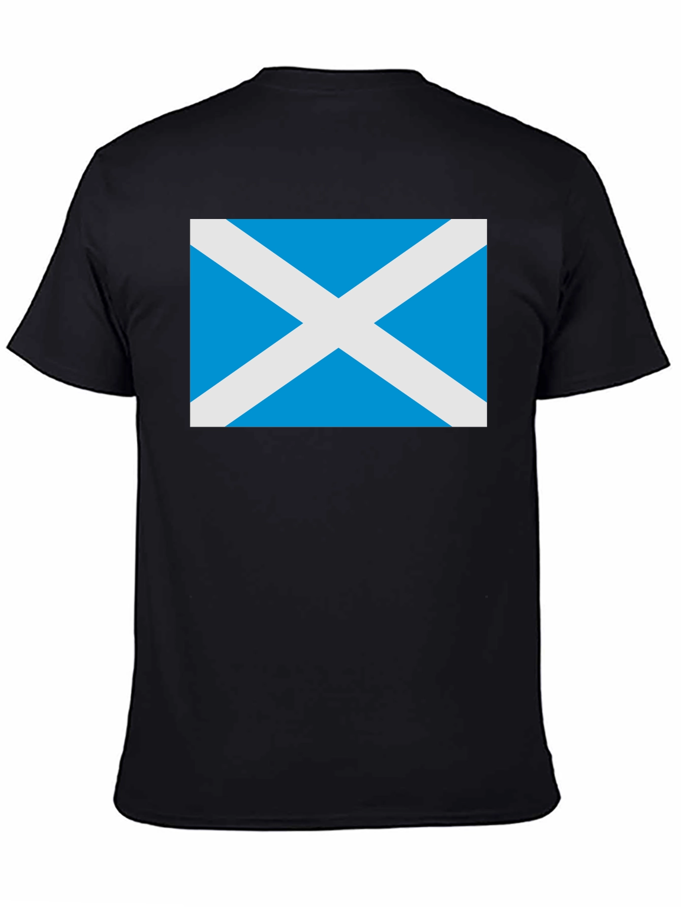 Scotland Flag Graphic T-Shirt - Black