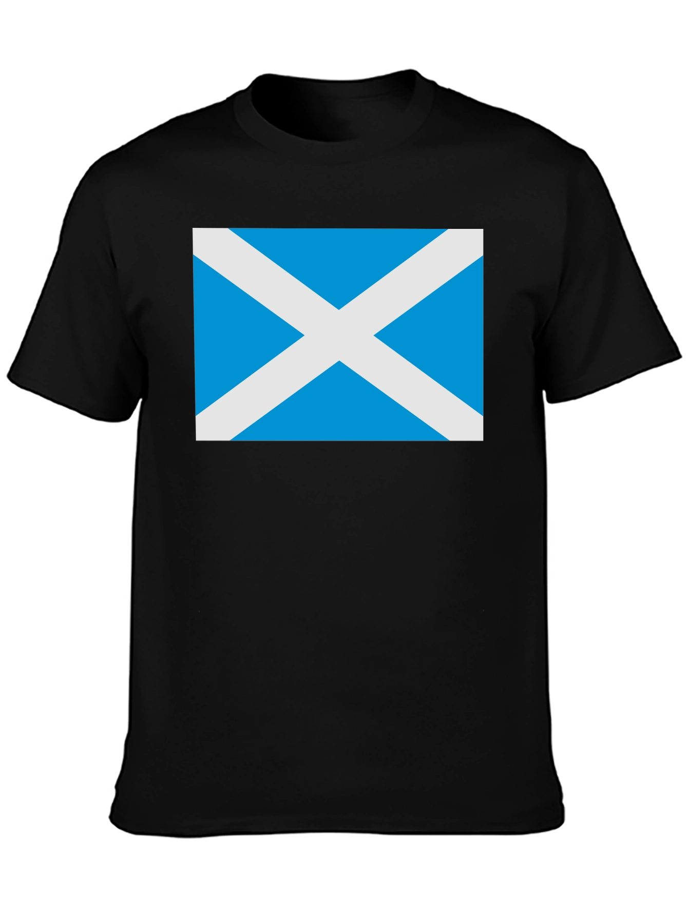 Scotland Flag Graphic T-Shirt - Black