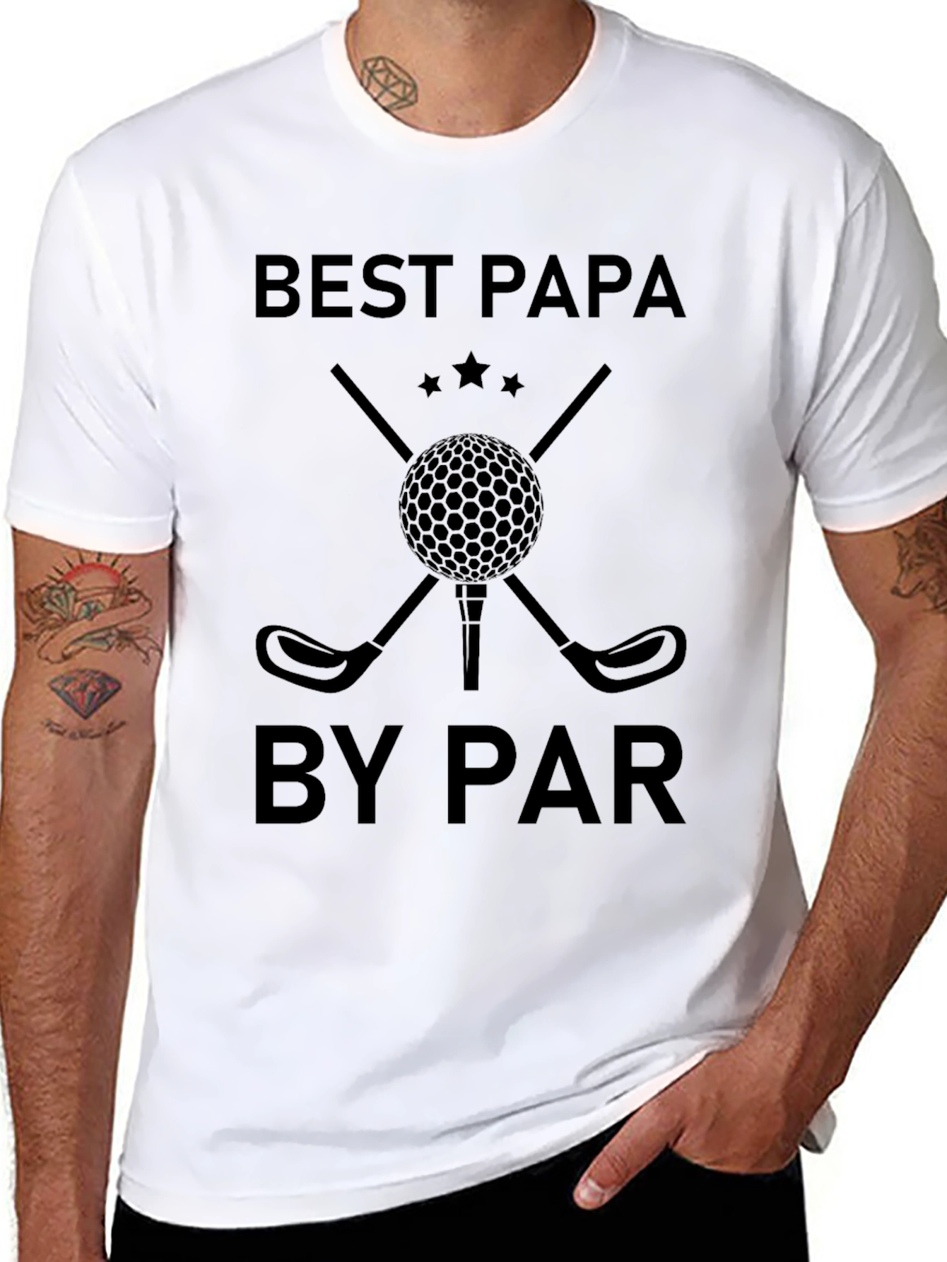 Best Papa By Par T-Shirt | Golf Lover Tee