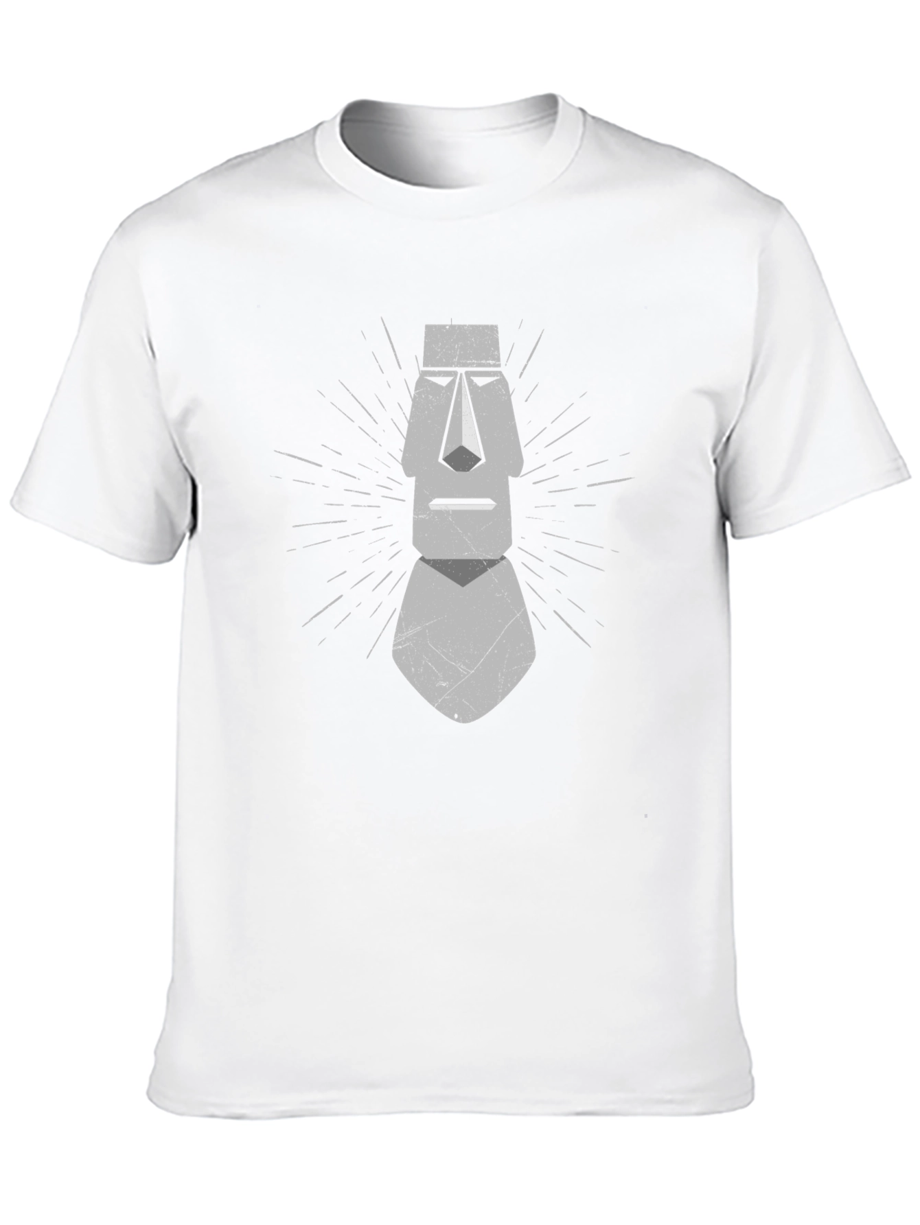 Moai Head Graphic Tee - Black T-Shirt
