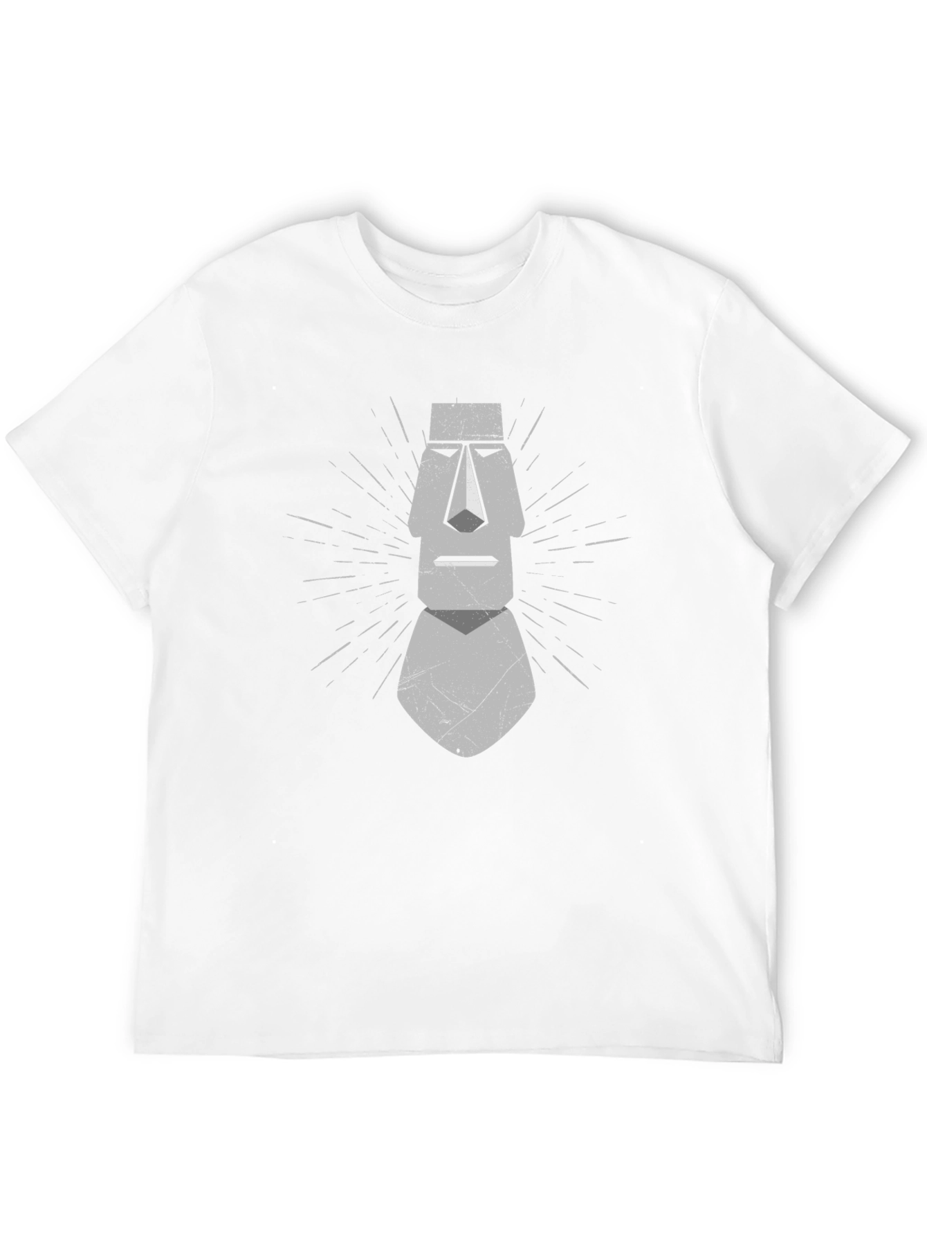 Moai Head Graphic Tee - Black T-Shirt