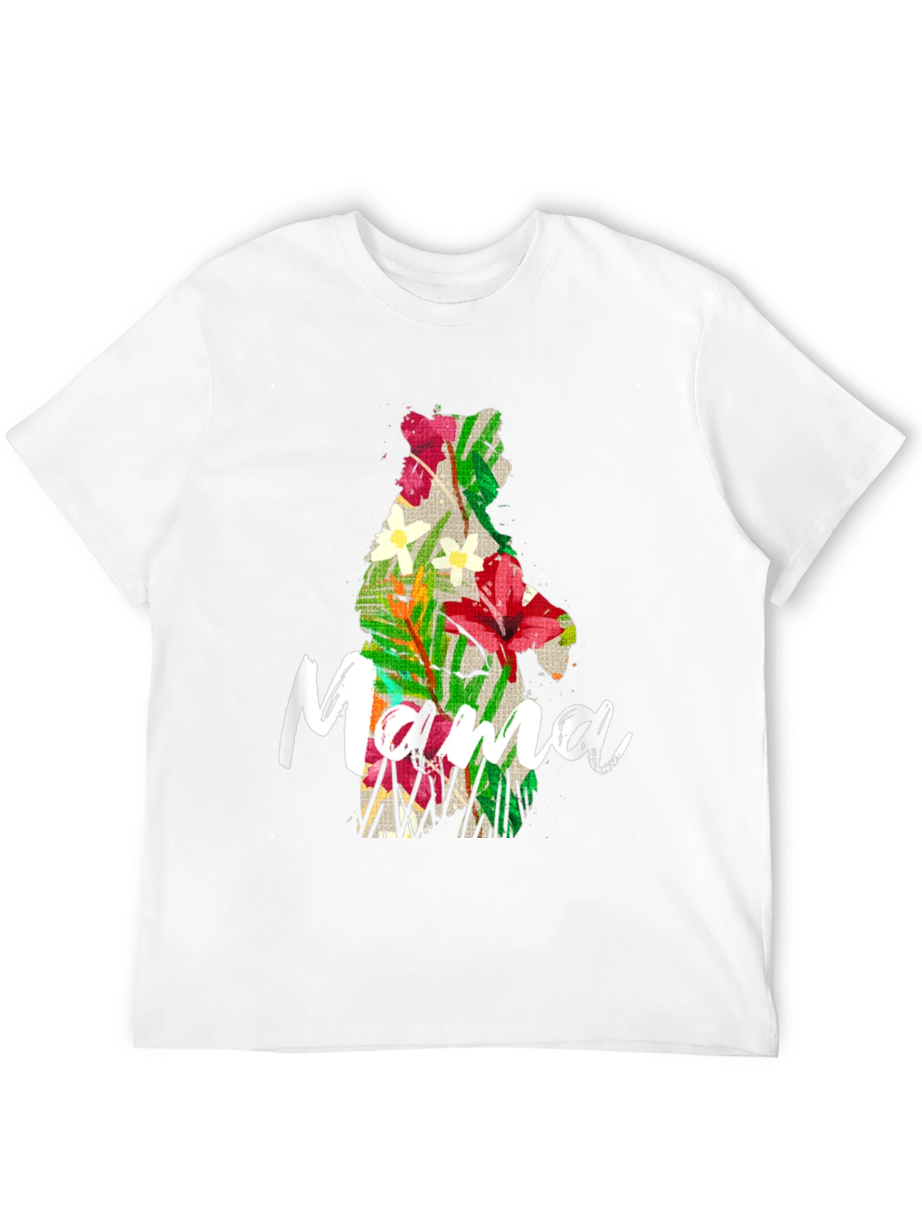 Mama Bear Floral Graphic T-Shirt