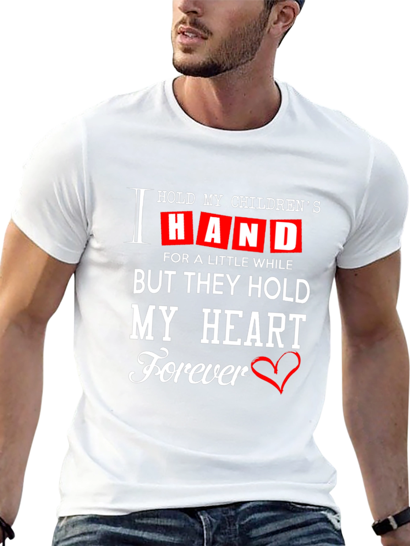 Childrens Hand Heart Forever T-Shirt