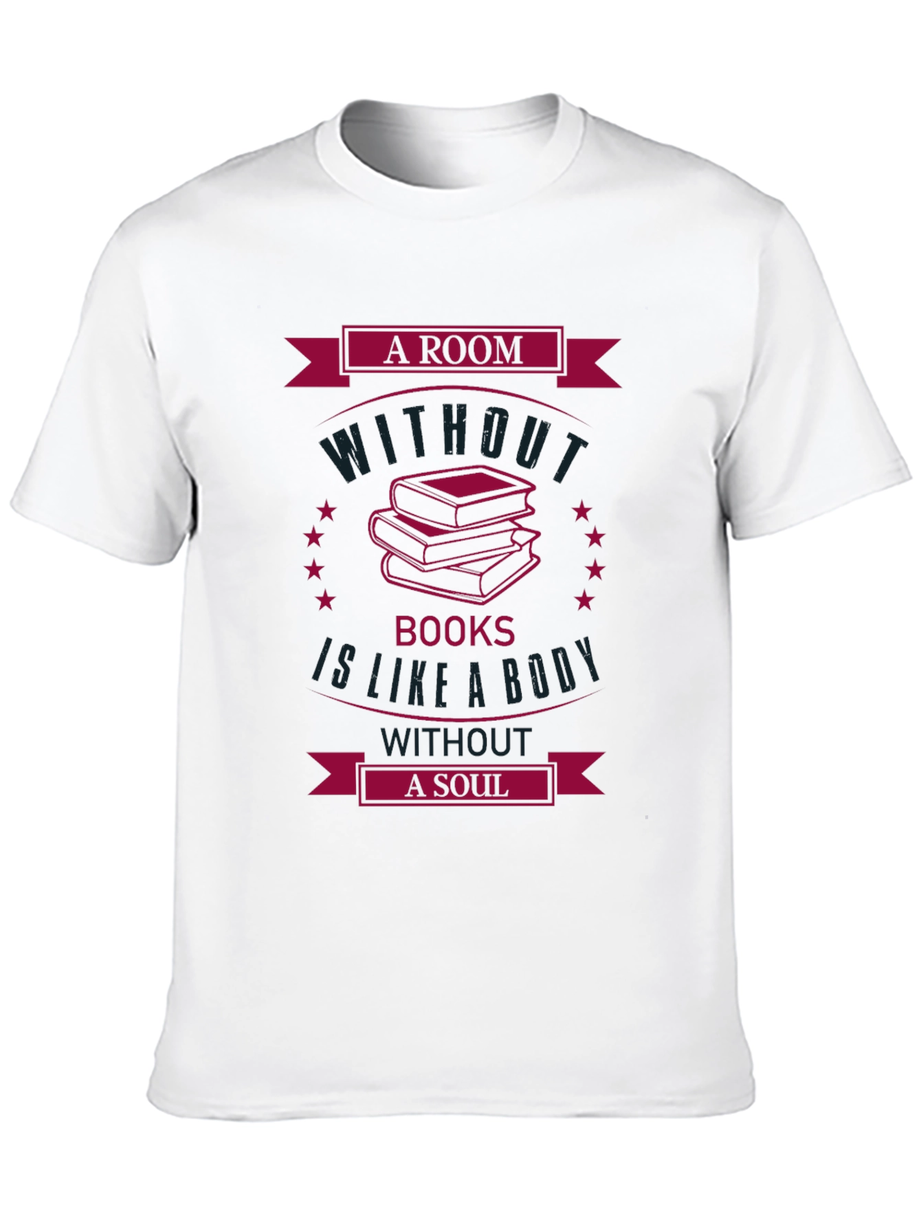 A Room Without Books Black Graphic Tee
