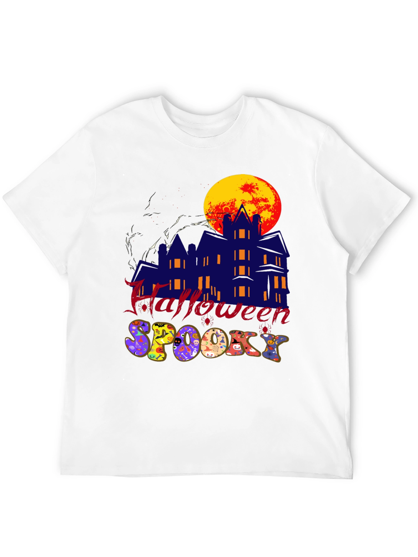 Halloween Spooky Graphic Tee Shirt