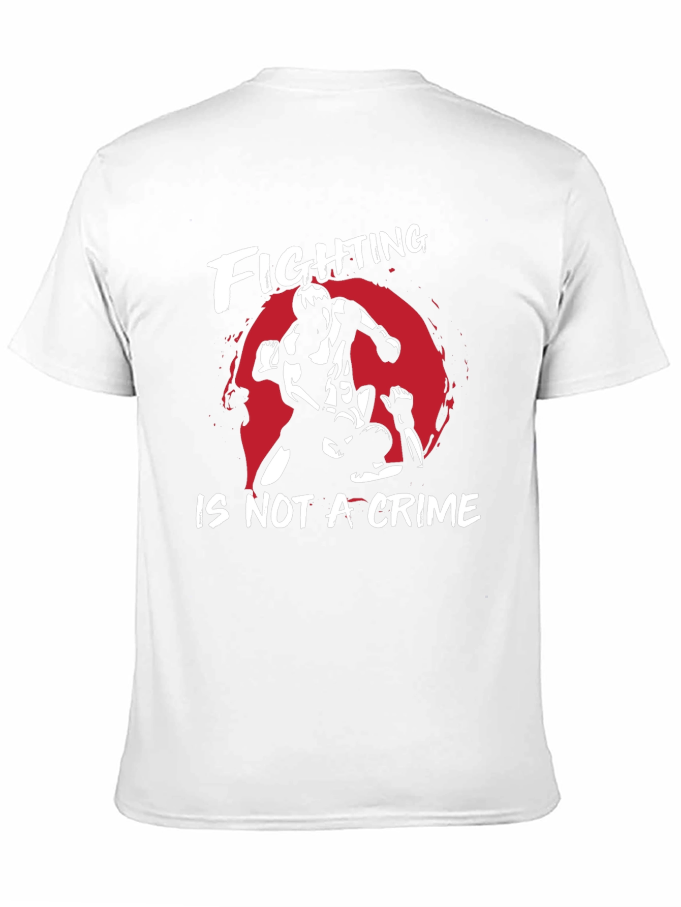 Fighting is Not a Crime Graphic T-Shirt