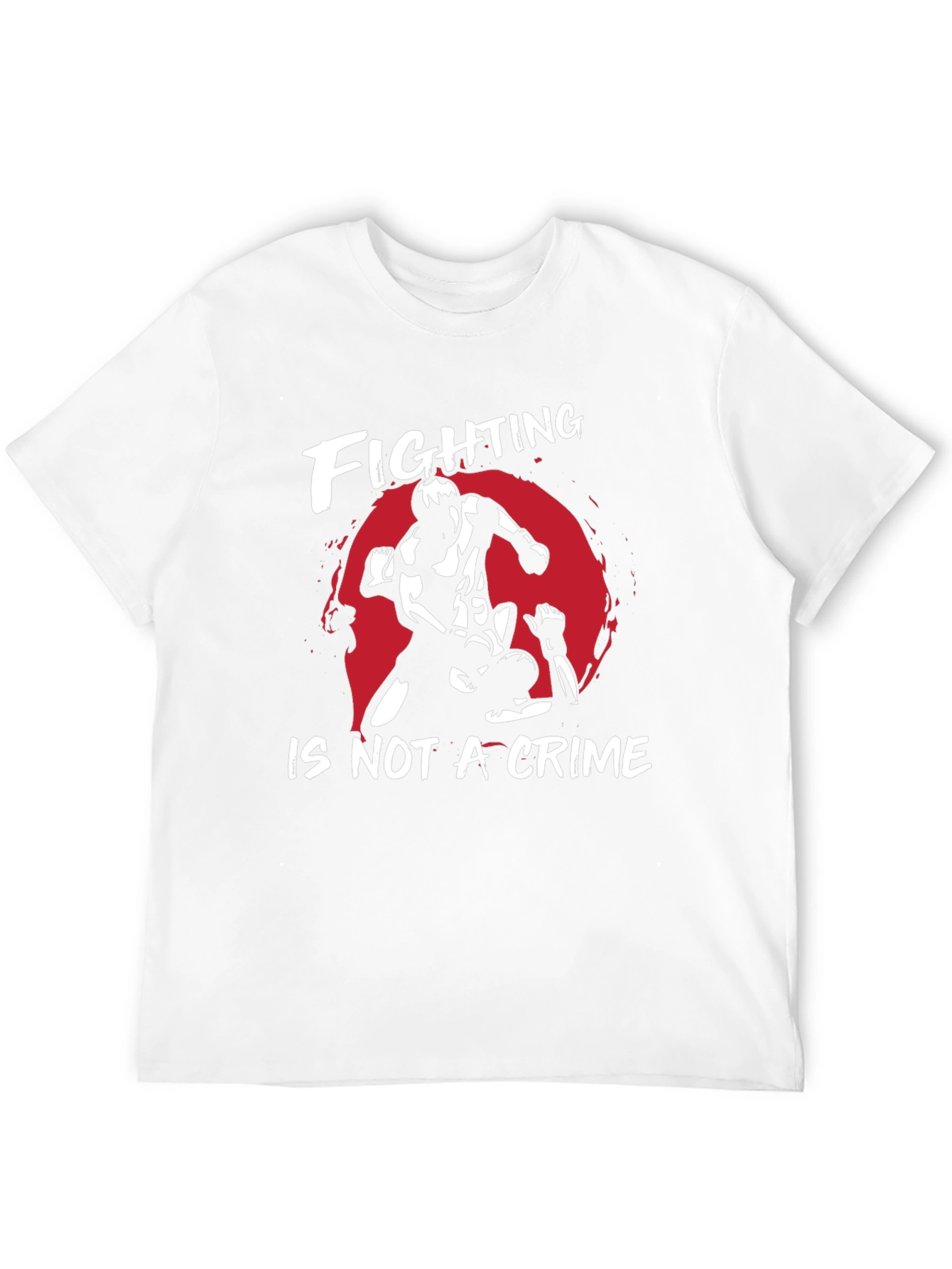Fighting is Not a Crime Graphic T-Shirt