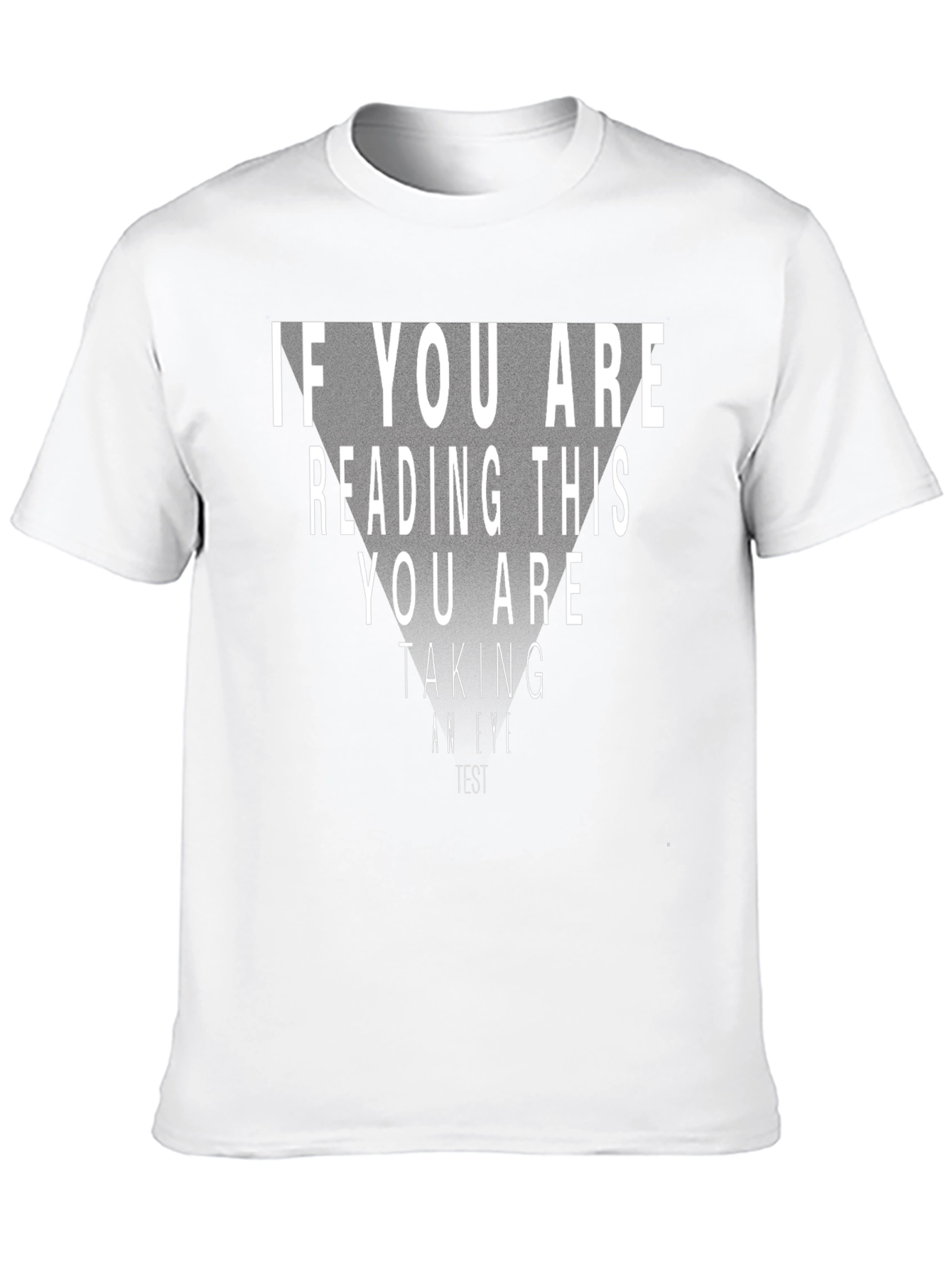 Eye Test T-Shirt - Funny Visual Acuity Chart Tee