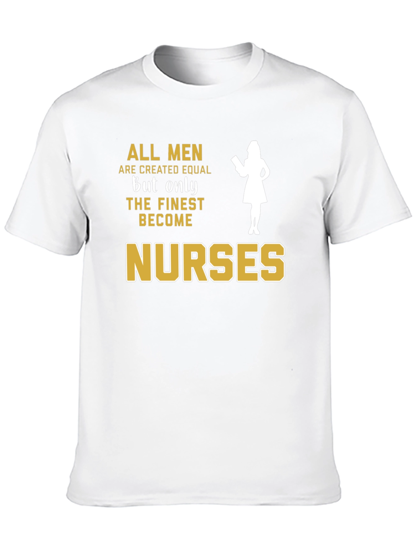 Finest Nurses Graphic T-Shirt - Black Cotton Tee