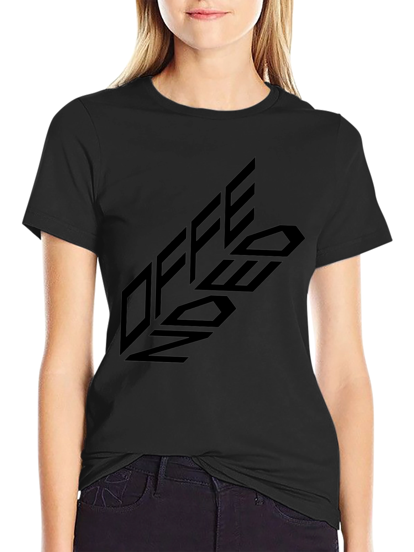Offend Now Black Graphic Tee