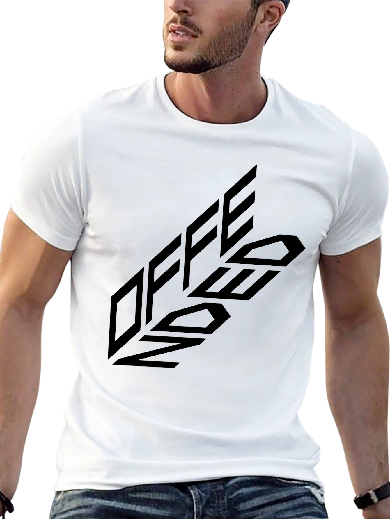 Offend Now Black Graphic Tee