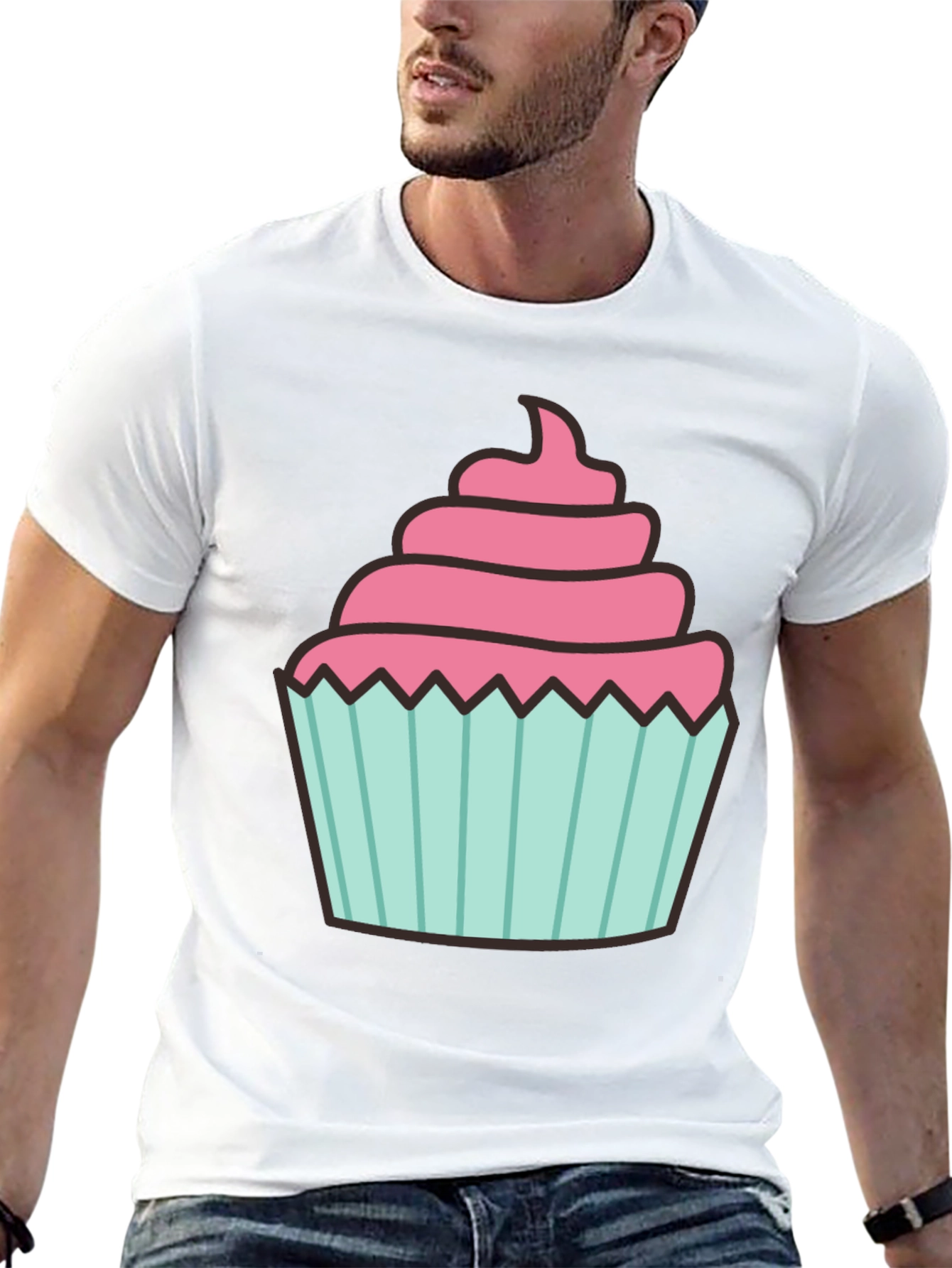 Cupcake Graphic Tee - Sweet Treat Design