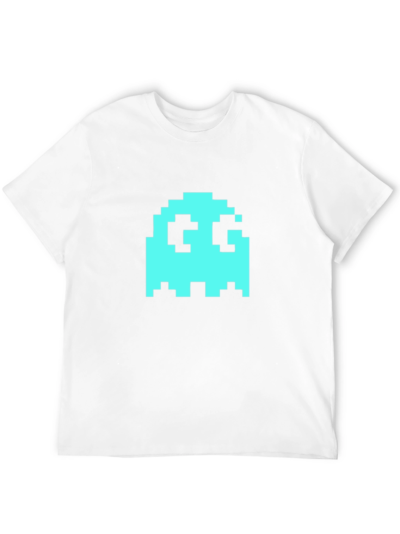 Pixel Ghost Graphic Tee - Retro Gaming Style