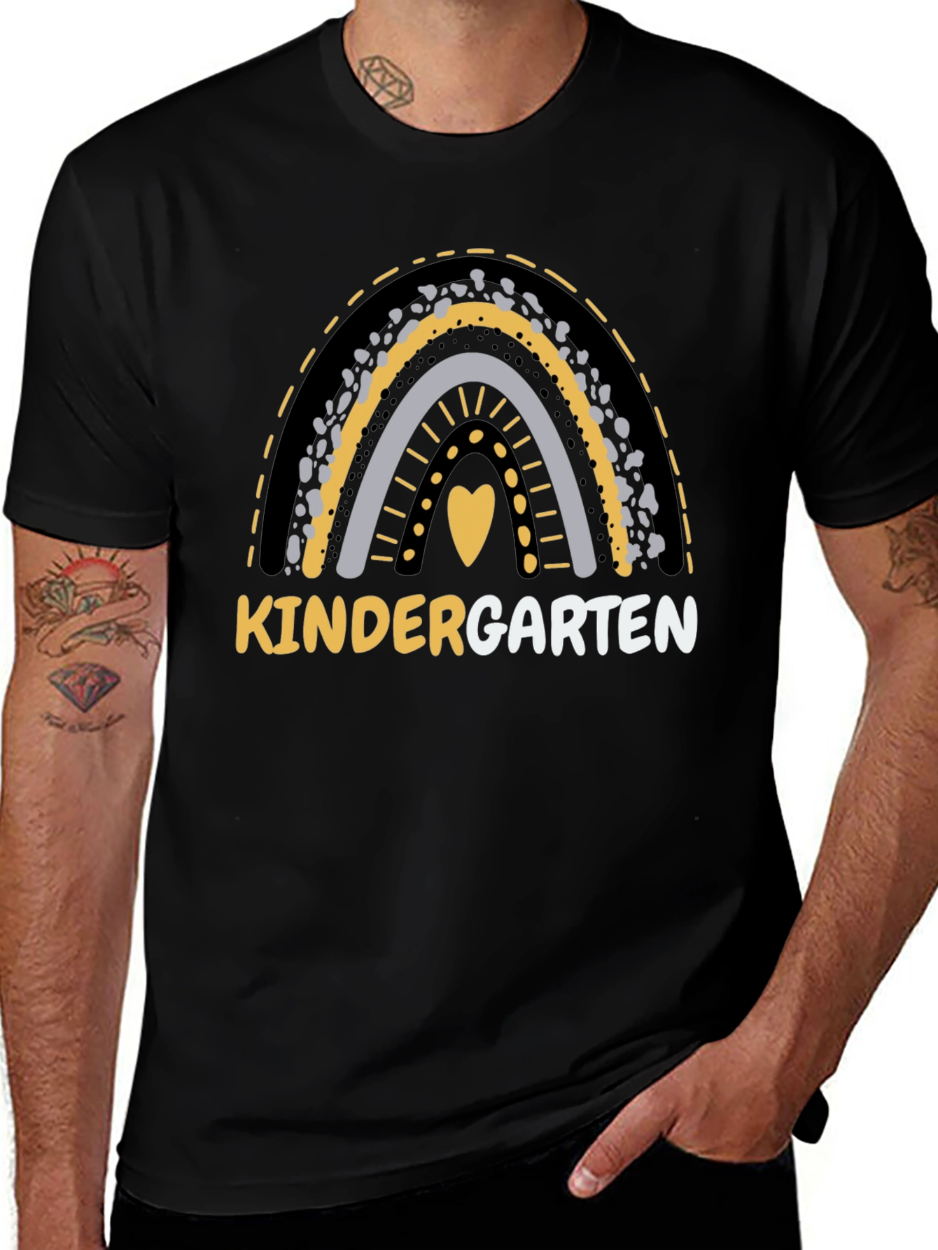 Kindergarten Rainbow Graphic Tee Back to School Shirt