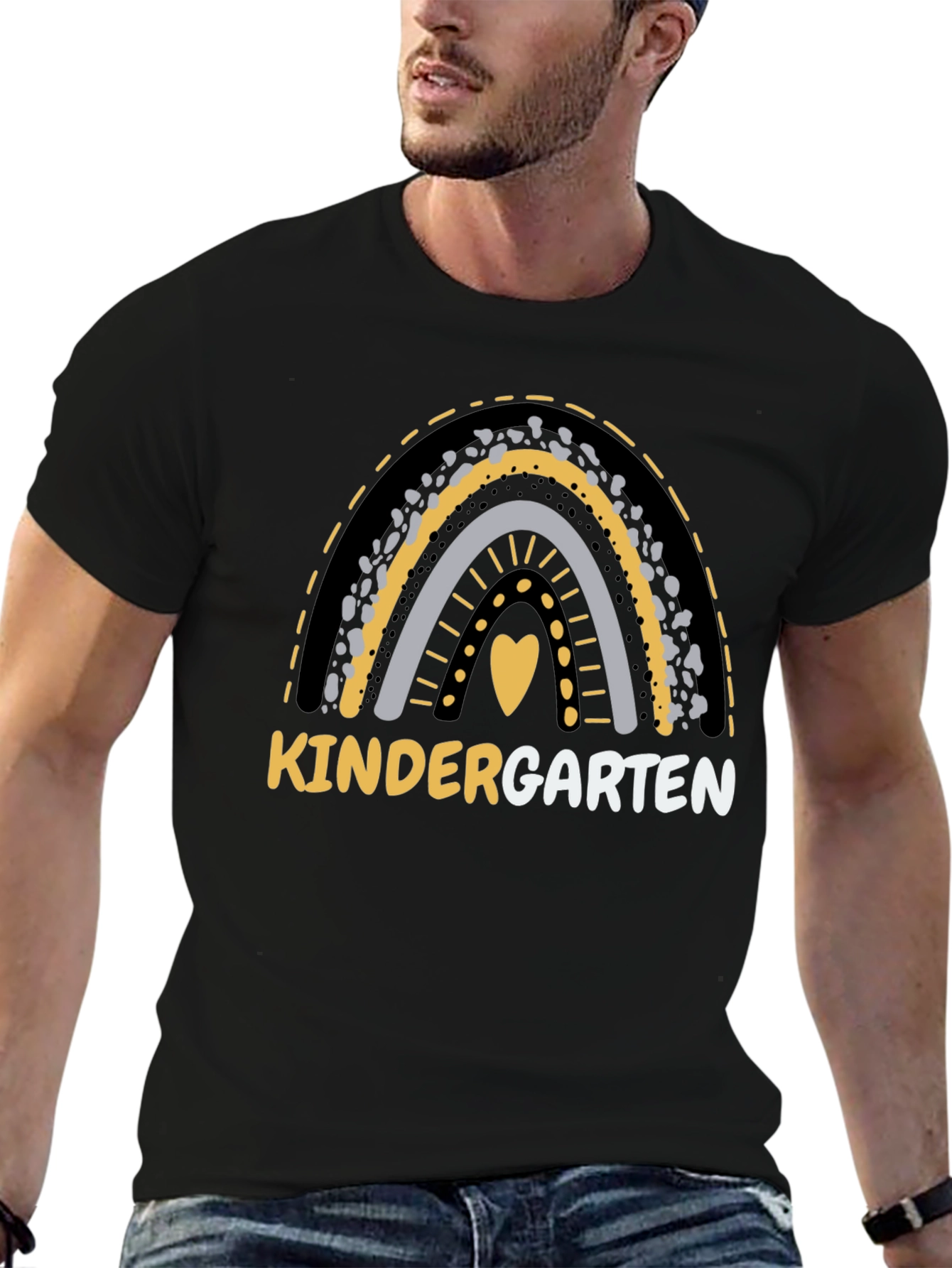 Kindergarten Rainbow Graphic Tee Back to School Shirt