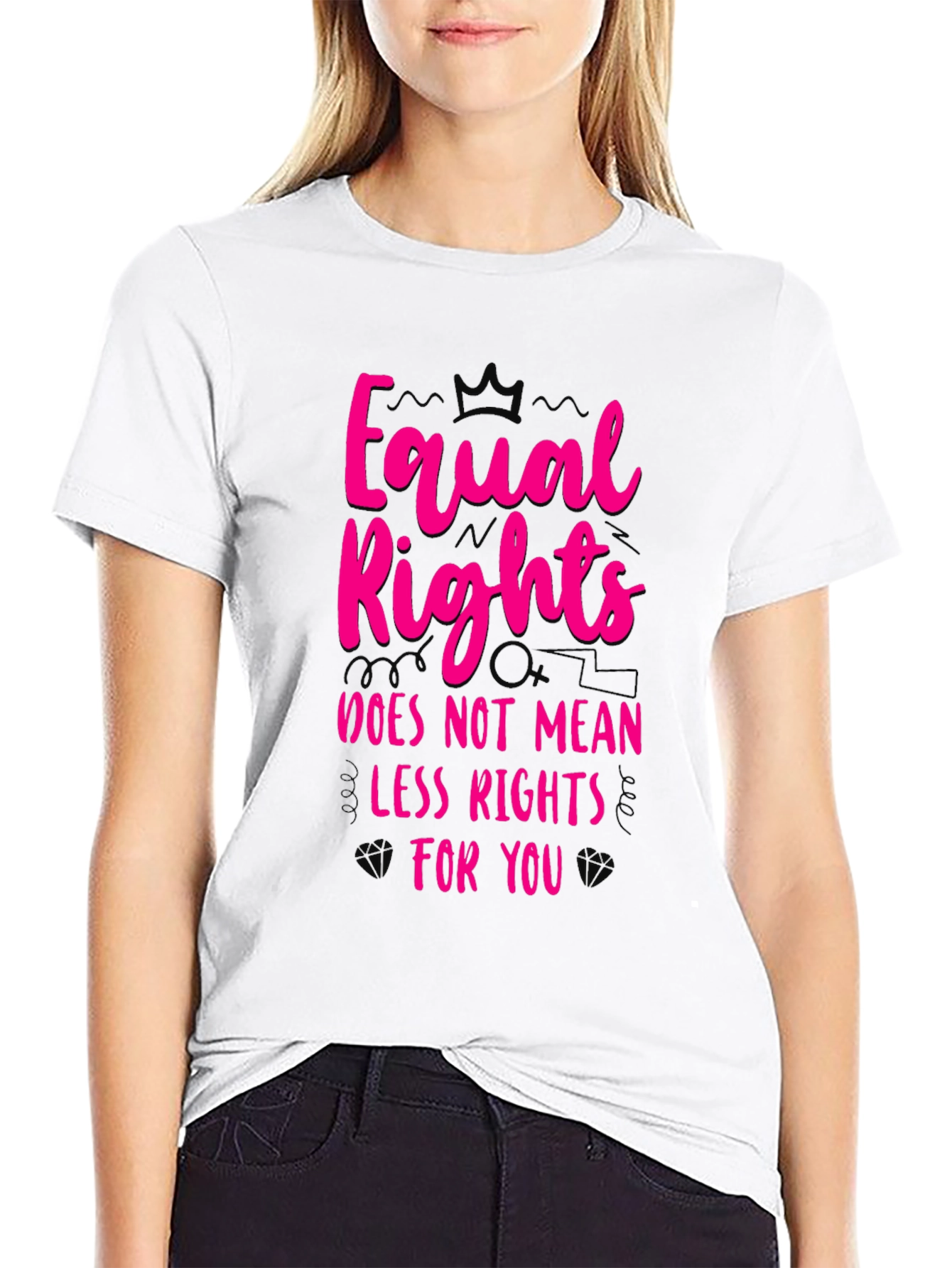 Equal Rights Graphic Tee - Black